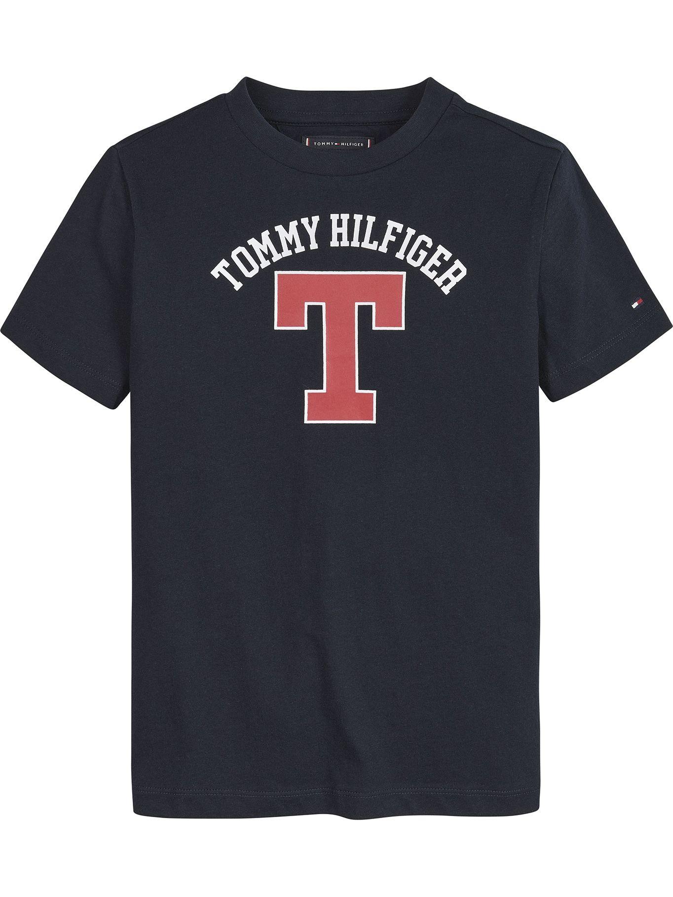 Polera Core Varsity Azul Tommy Hilfiger-0