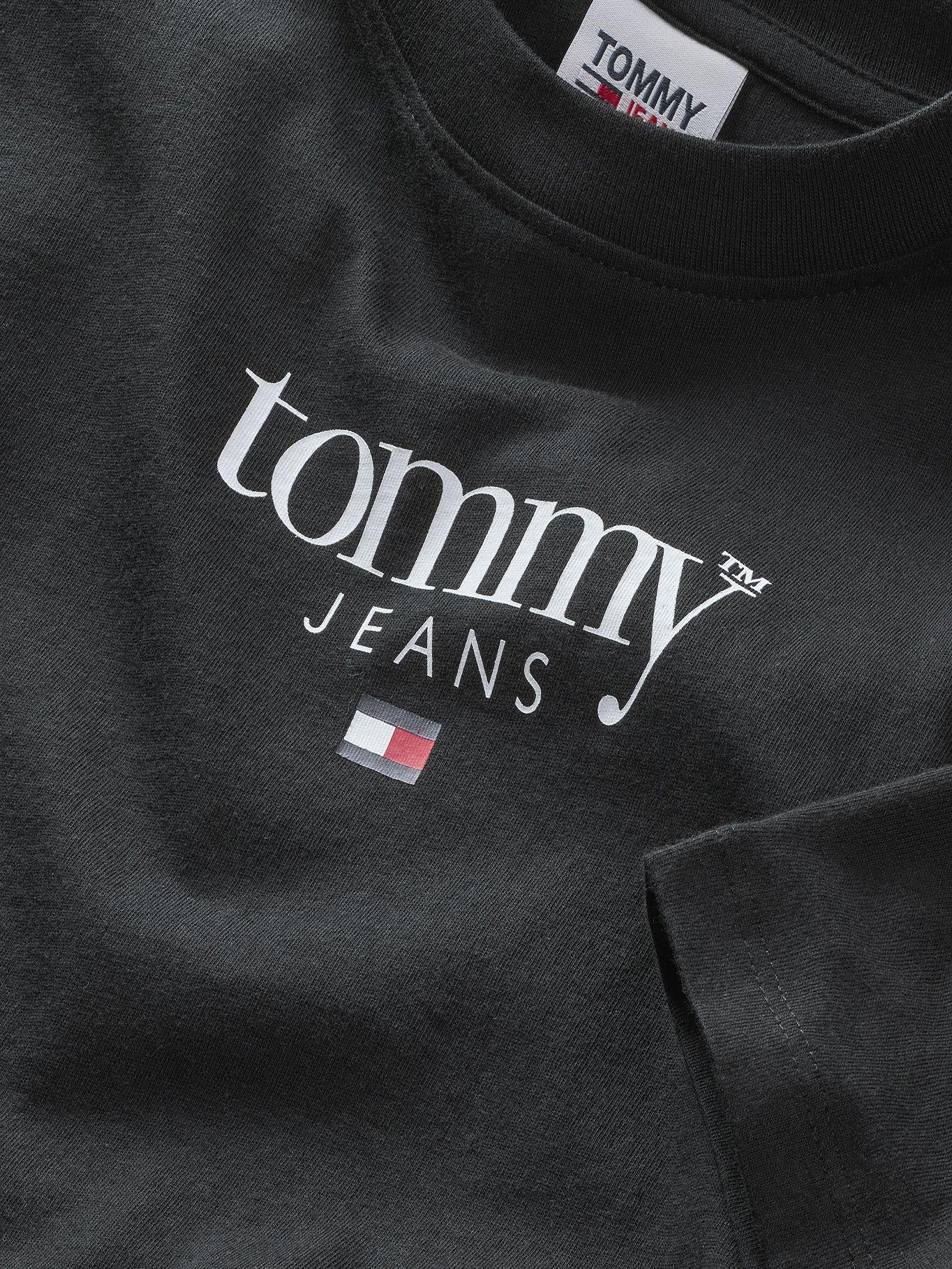 Polera Classic Essential Logo Negro Tommy Jeans-2