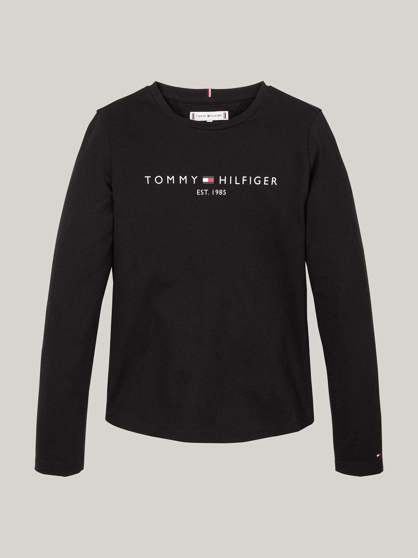 Polera De Niña Essential Cotton Negro Tommy Hilfiger-4