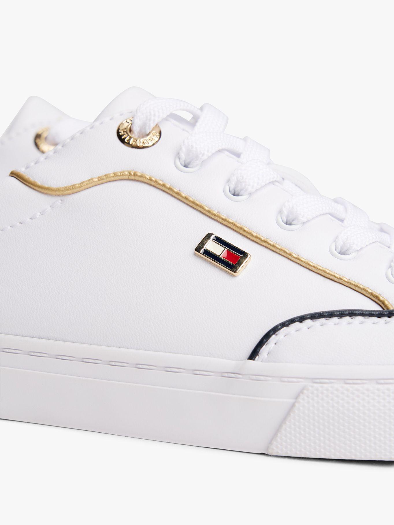 Zapatillas Cupsole Metálic Blanco Tommy Hilfiger-6