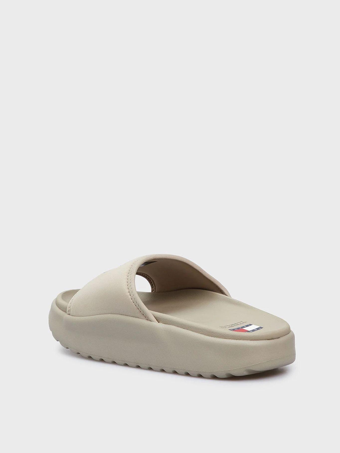 Sandalia Chunky Para Piscina Café Tommy Hilfiger-3