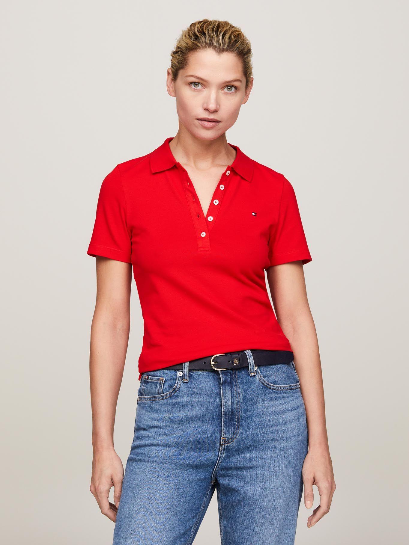Polo Coleccion Slim Fit Rojo Tommy Hilfiger-0