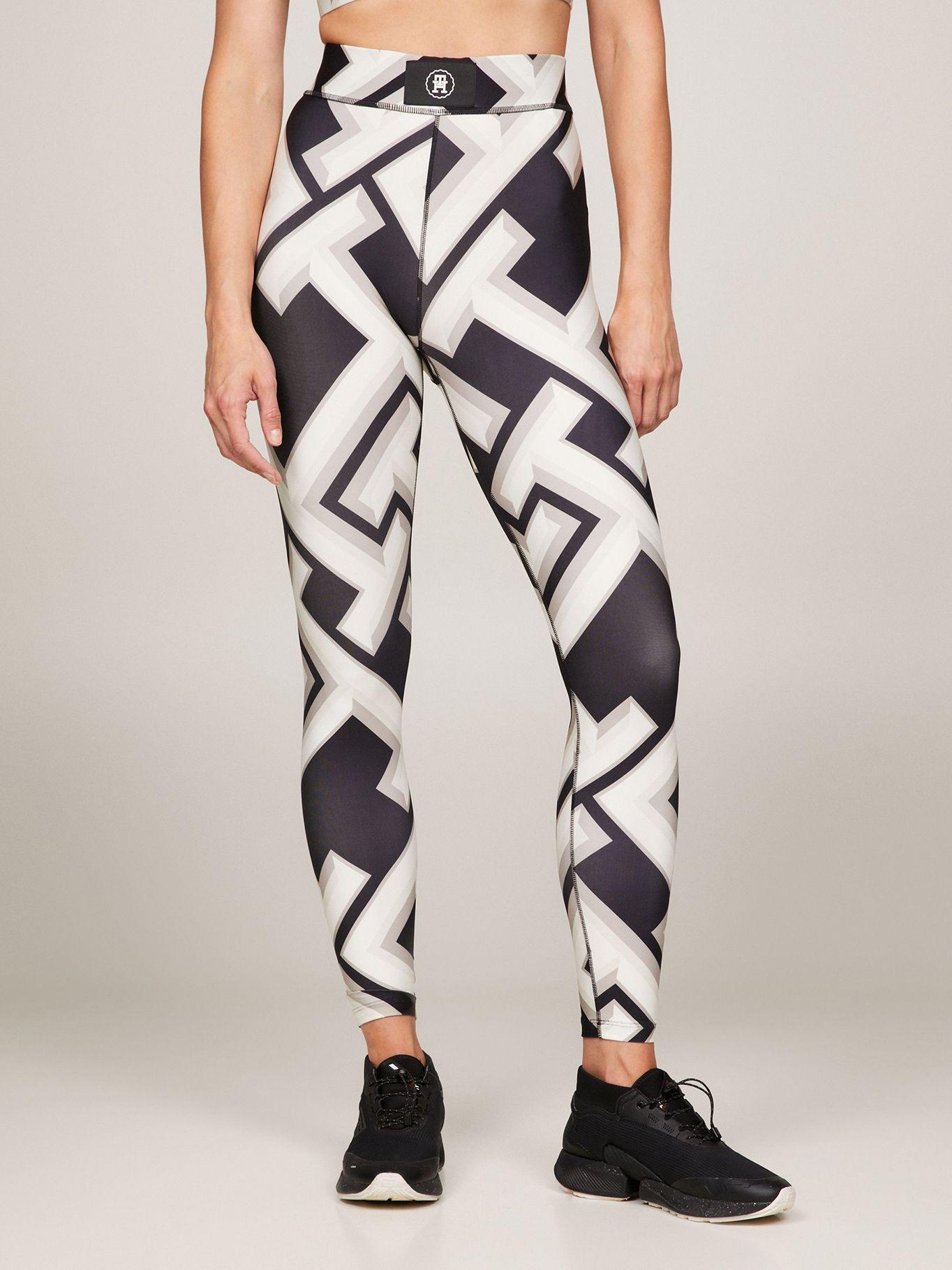 LEGGINGS SPORT MONOGRAM MULTICOLOR TOMMY HILFIGER-0