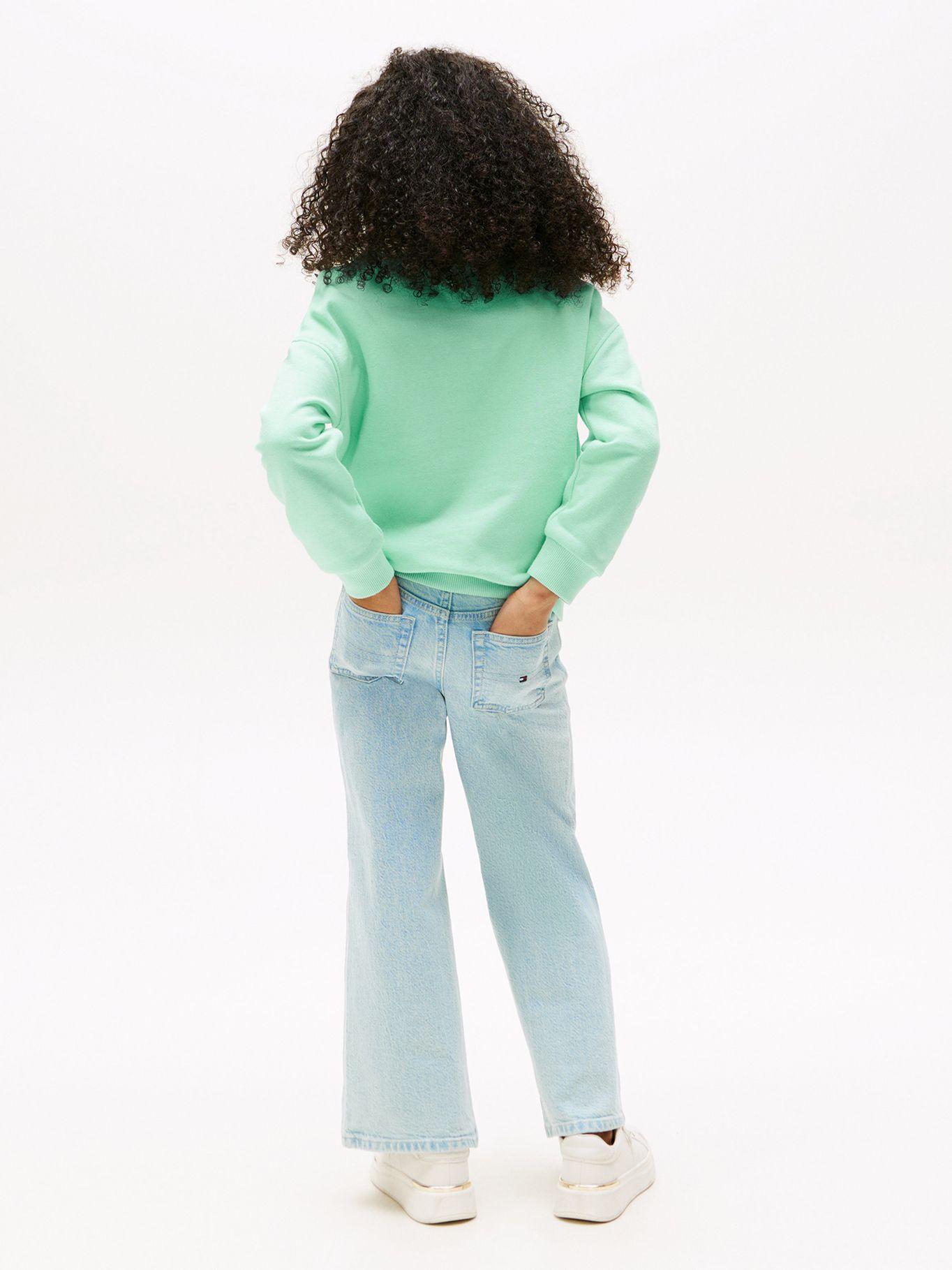 Polerón Con Logo Metalizado Verde Tommy Hilfiger-2