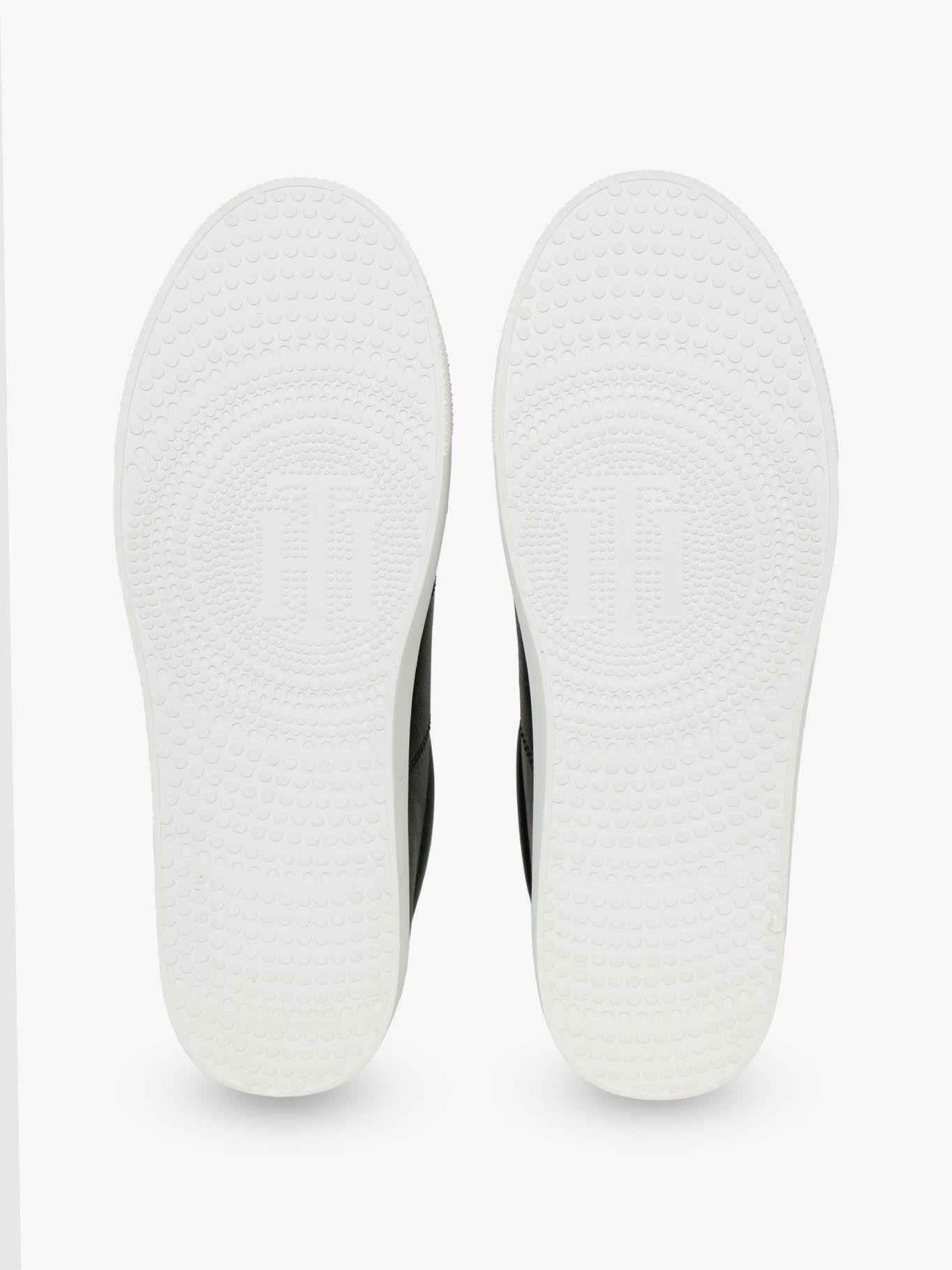 Zapatillas De Tenis En Cuero Negro Tommy Hilfiger-7