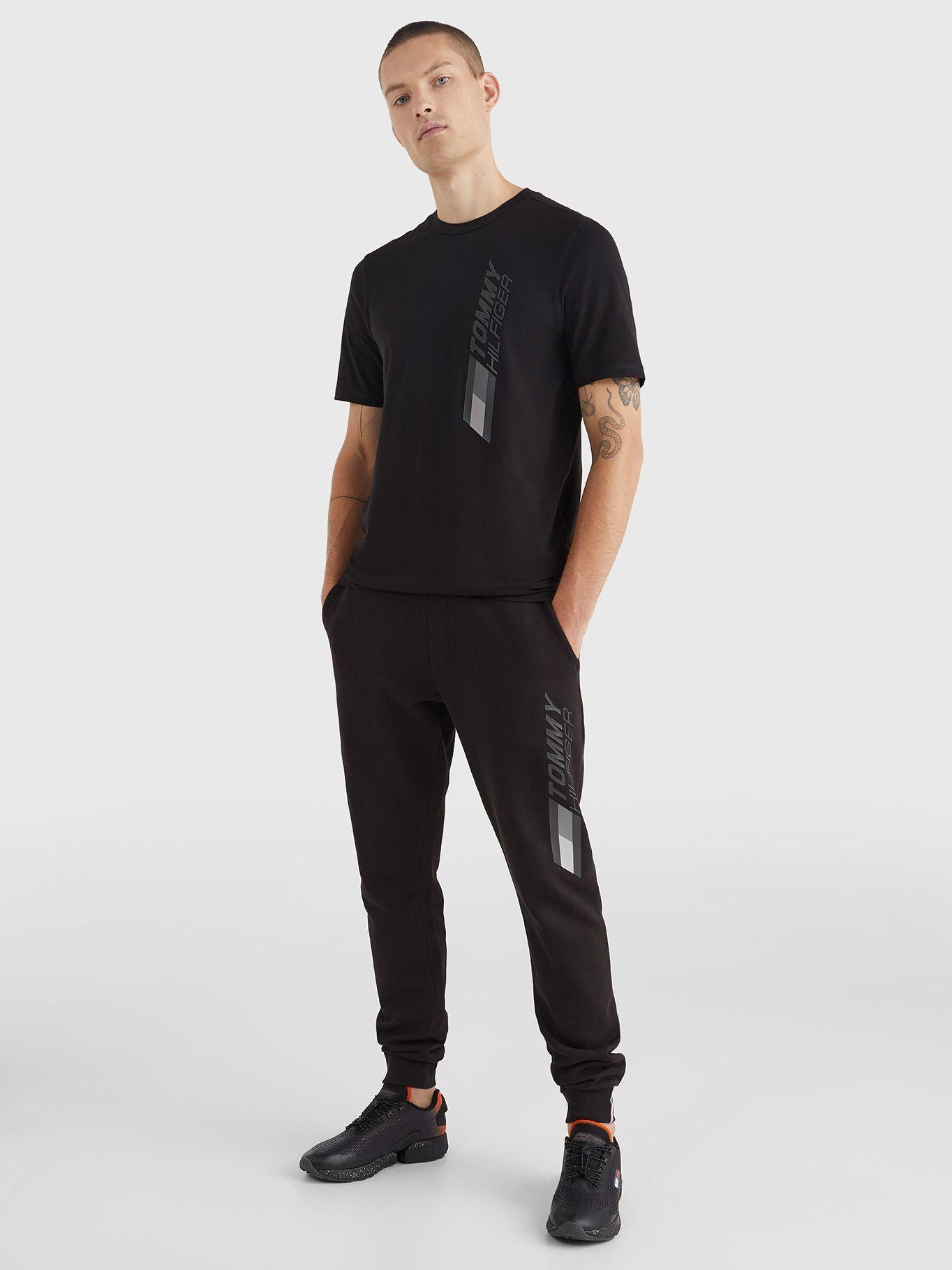 Polera Sport Graphic Negro Tommy Hilfiger A2-0