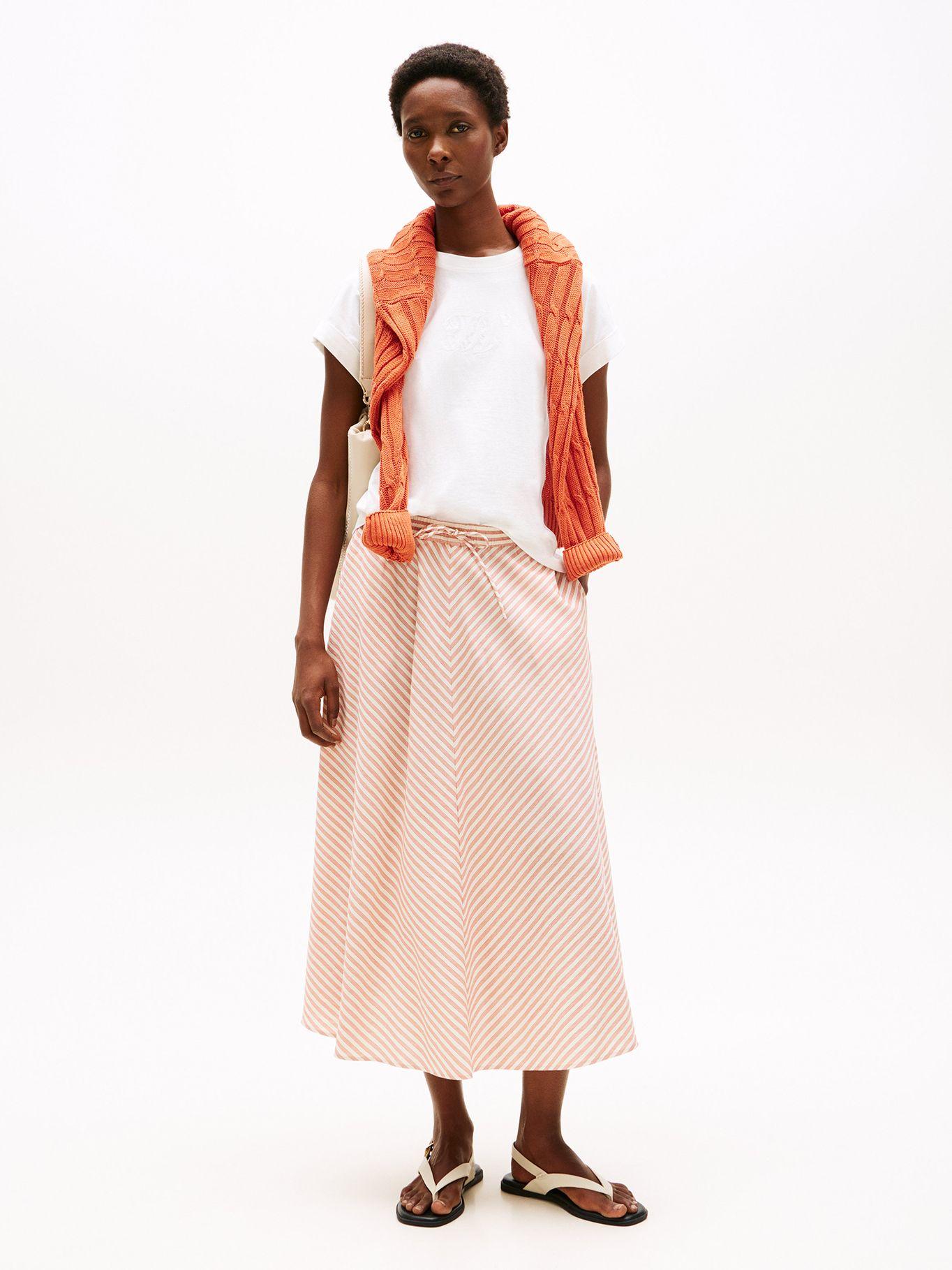 Polera Con Logo Floral Script Blanco YBL Tommy Hilfiger-1