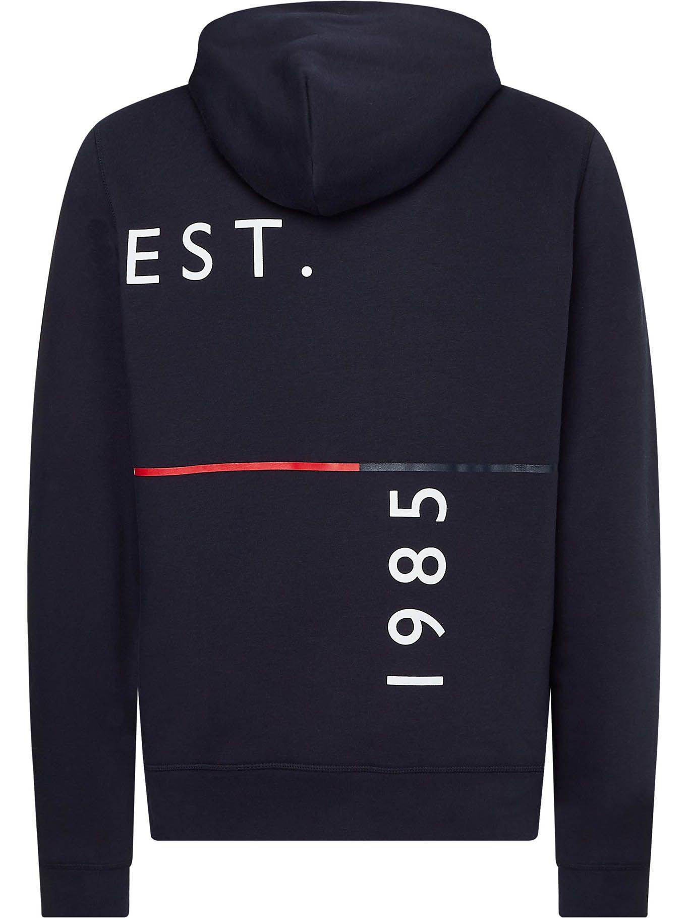 Polerón Hoodie Graphic Logo Azul Tommy Hilfiger M23-1