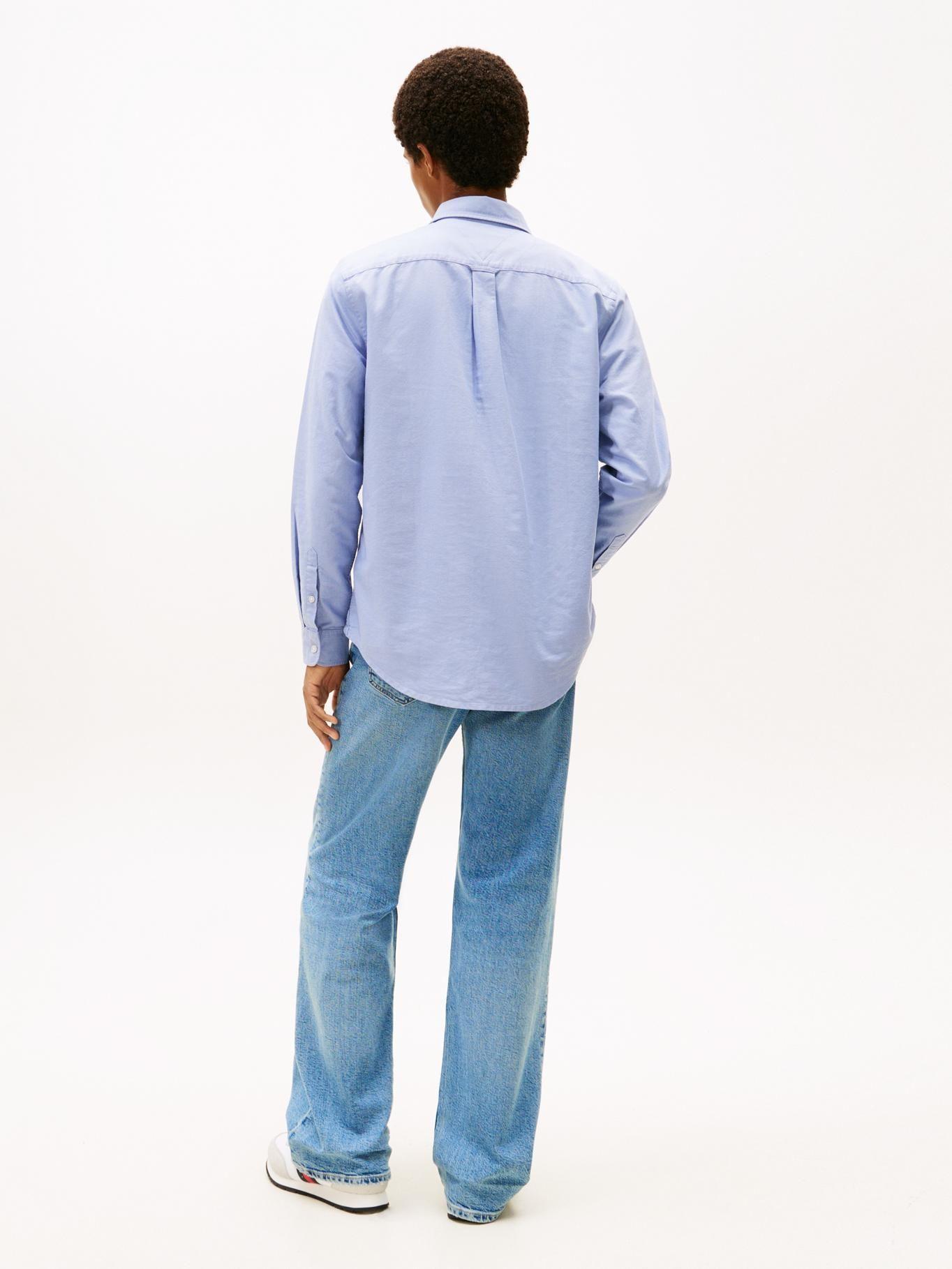 Camisa Oxford Regular Fit Tommy Jeans Celeste-2