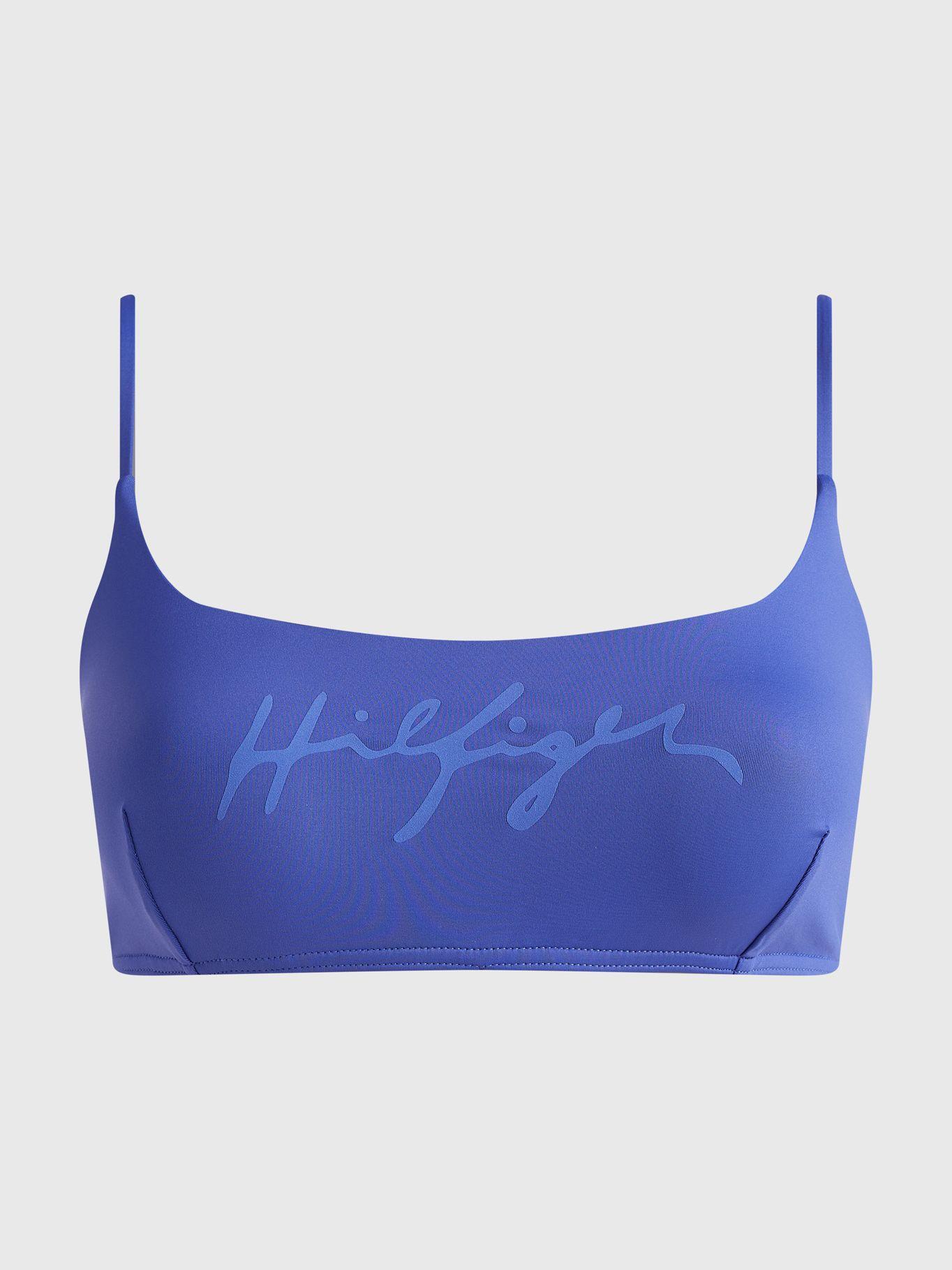 Parte Superior De Bikini Signature Lila Tommy Hilfiger-0