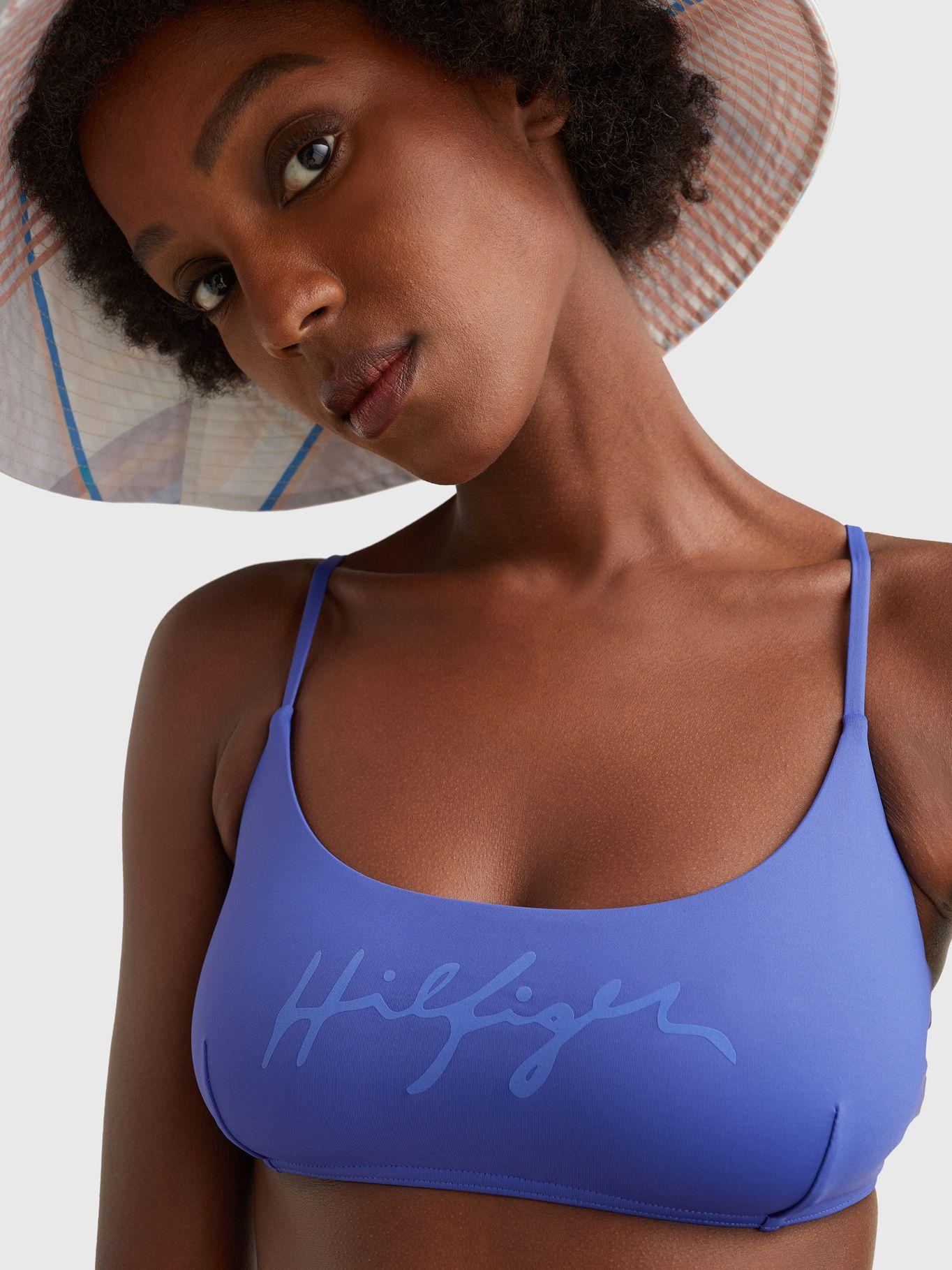 Parte Superior De Bikini Signature Lila Tommy Hilfiger-2