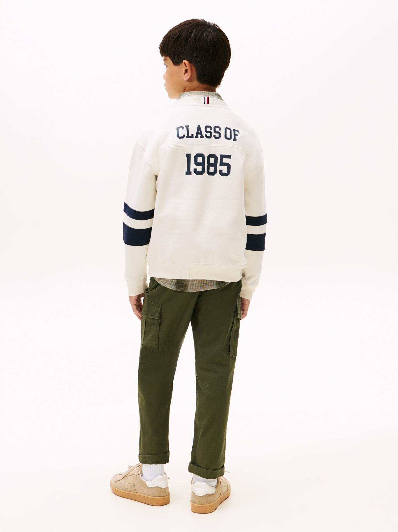 Polerón Varsity Color Block- Logo Blanco Tommy Hilfiger-2