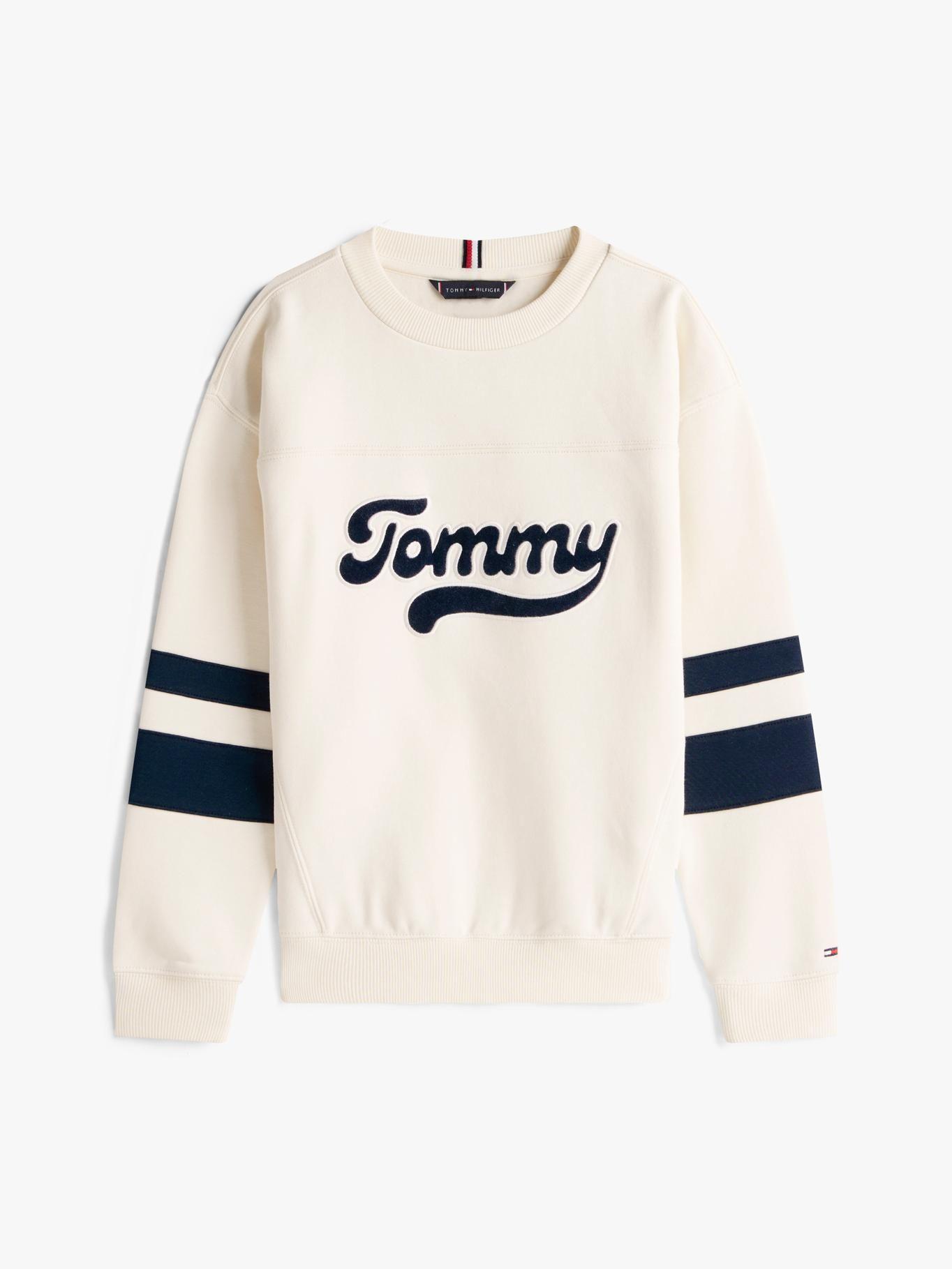Polerón Varsity Color Block- Logo Blanco Tommy Hilfiger-4