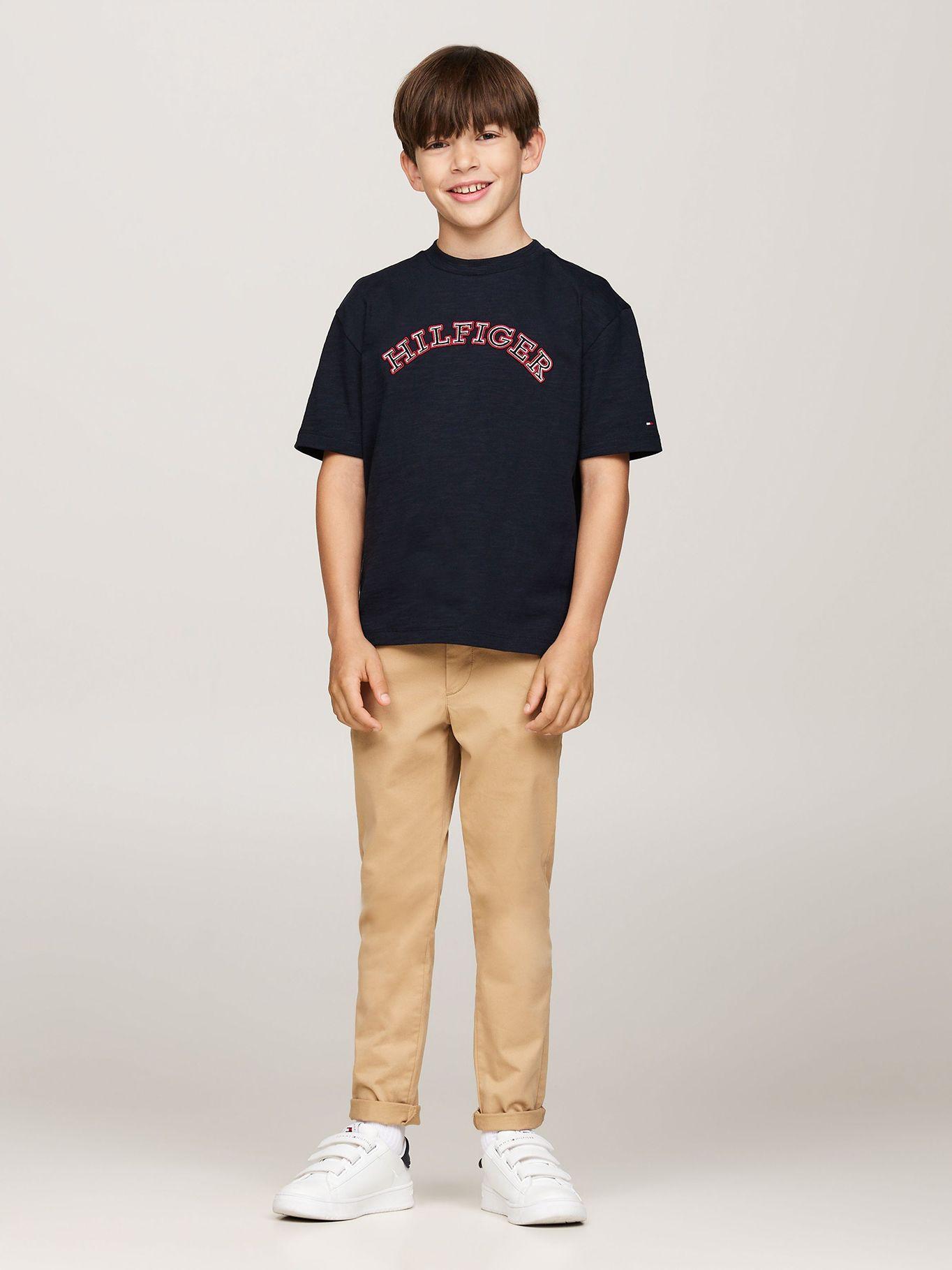 Polera Con Logo Monotipo Azul Tommy Hilfiger-1