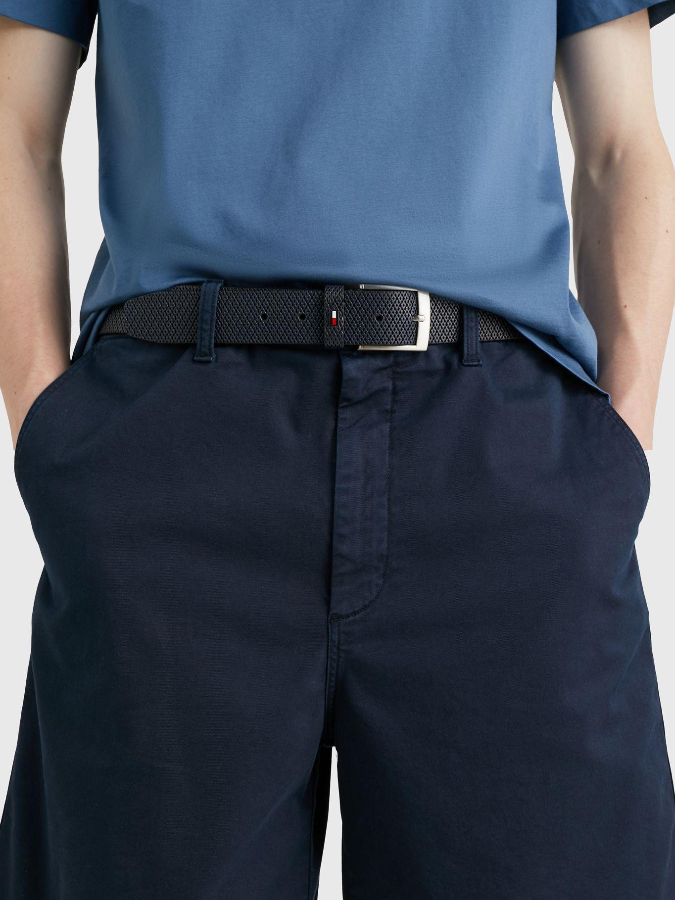 Cinturón Adan Textured Azul Tommy Hilfiger-1