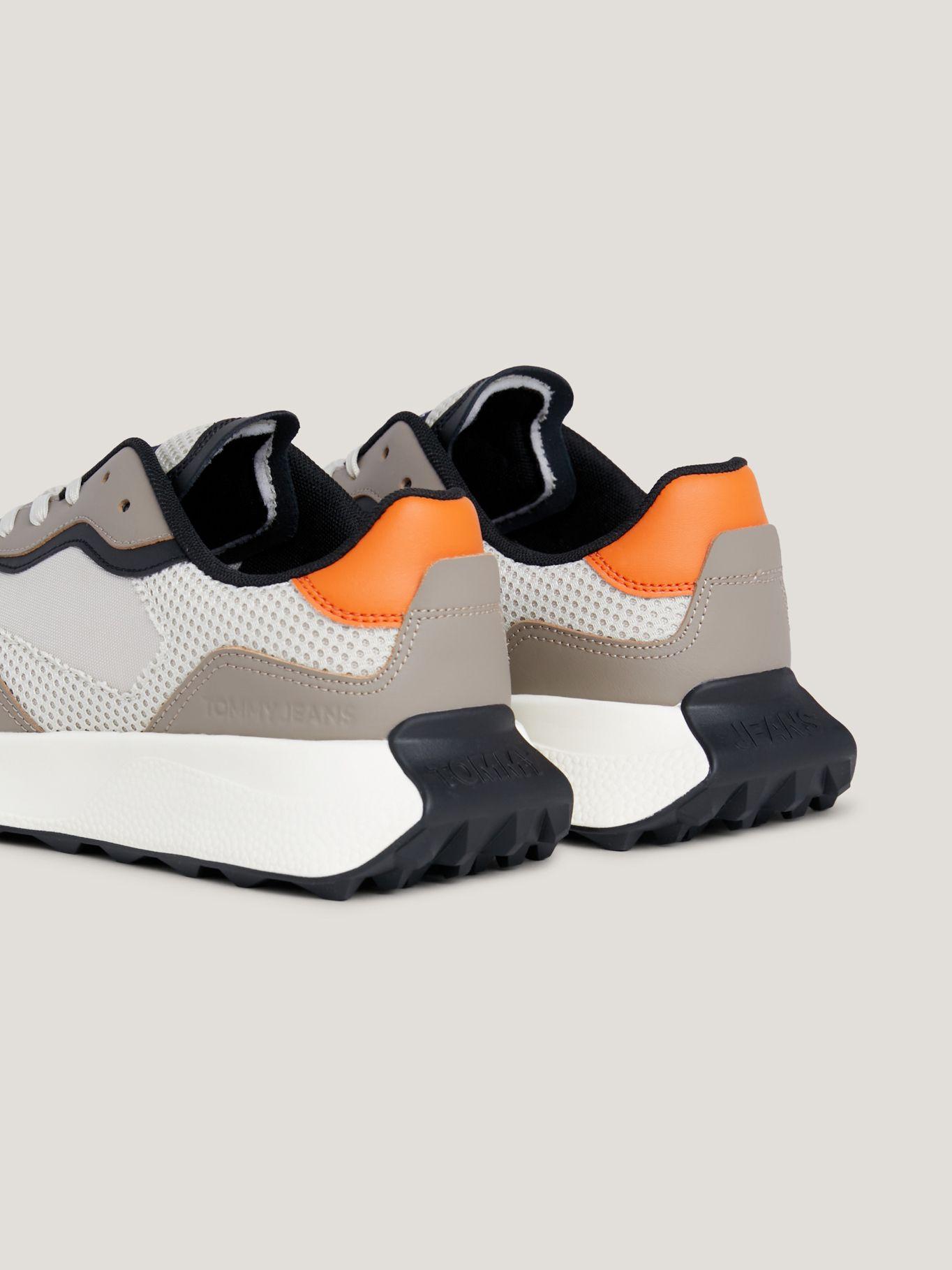 Zapatillas Running Con Texturas Gris Tommy Hilfiger-1