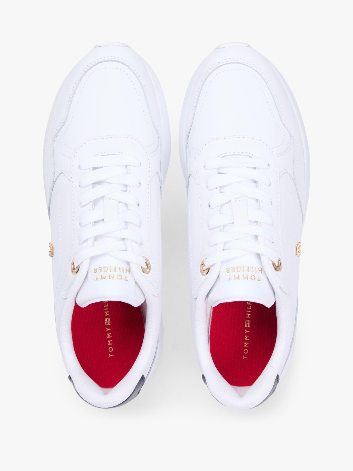 Zapatillas Corporate De Cuero Tommy Hilfiger Blanco-3
