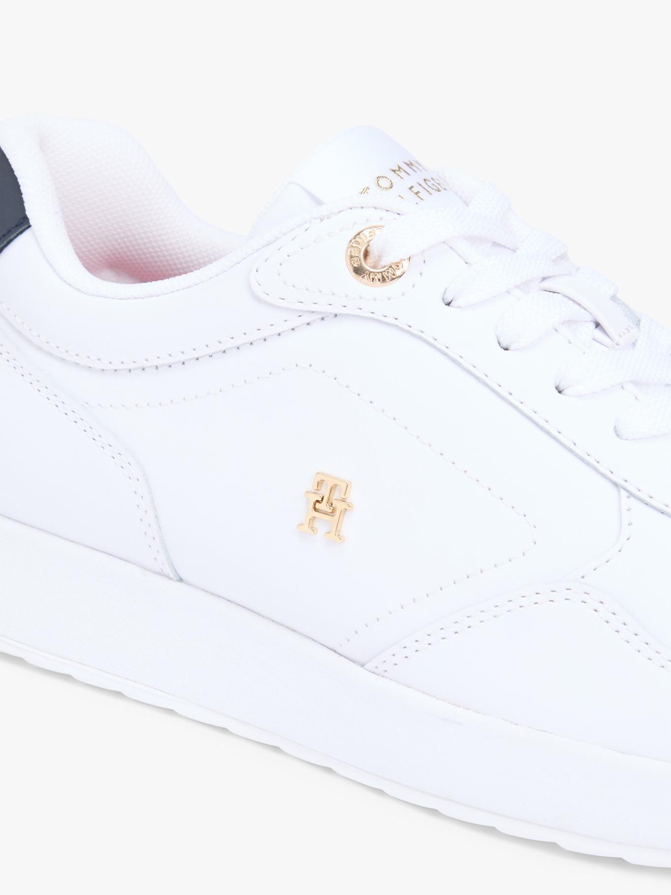 Zapatillas Corporate De Cuero Tommy Hilfiger Blanco-7