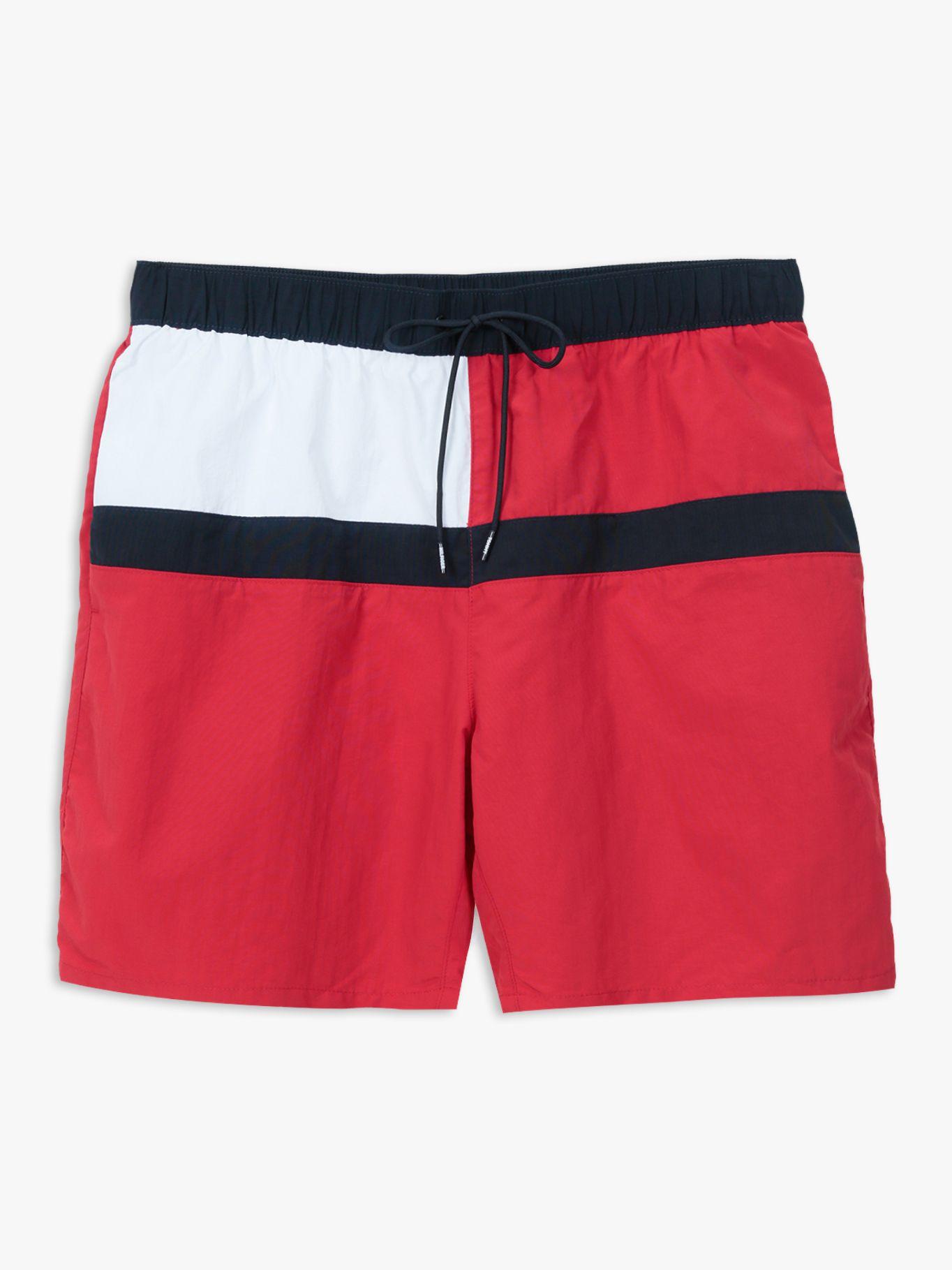 Traje De Baño Largo Con Estampado Rojo Tommy Hilfiger-5