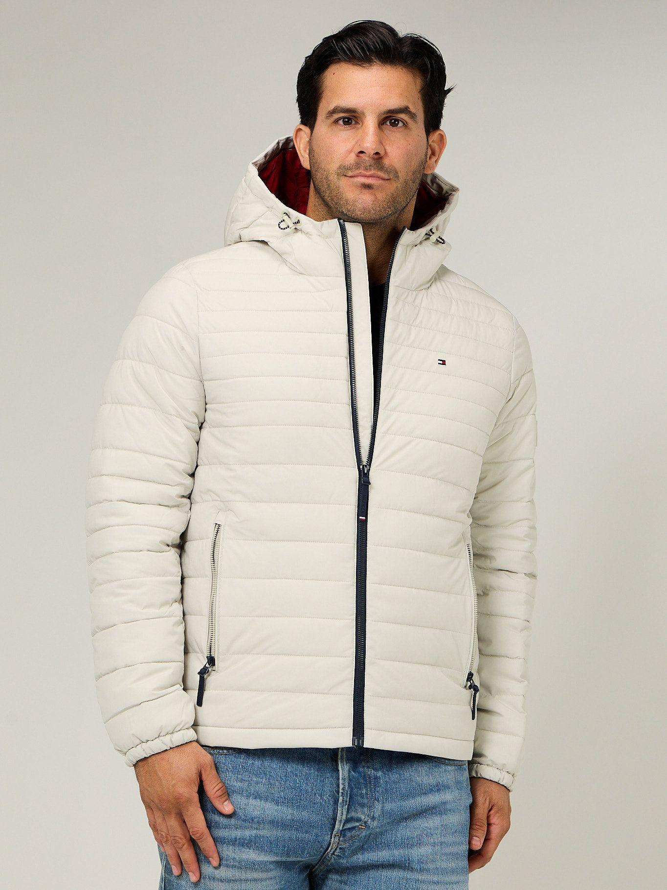 Parka Hoodie Solid Con Cierre Blanco Tommy Hilfiger-0