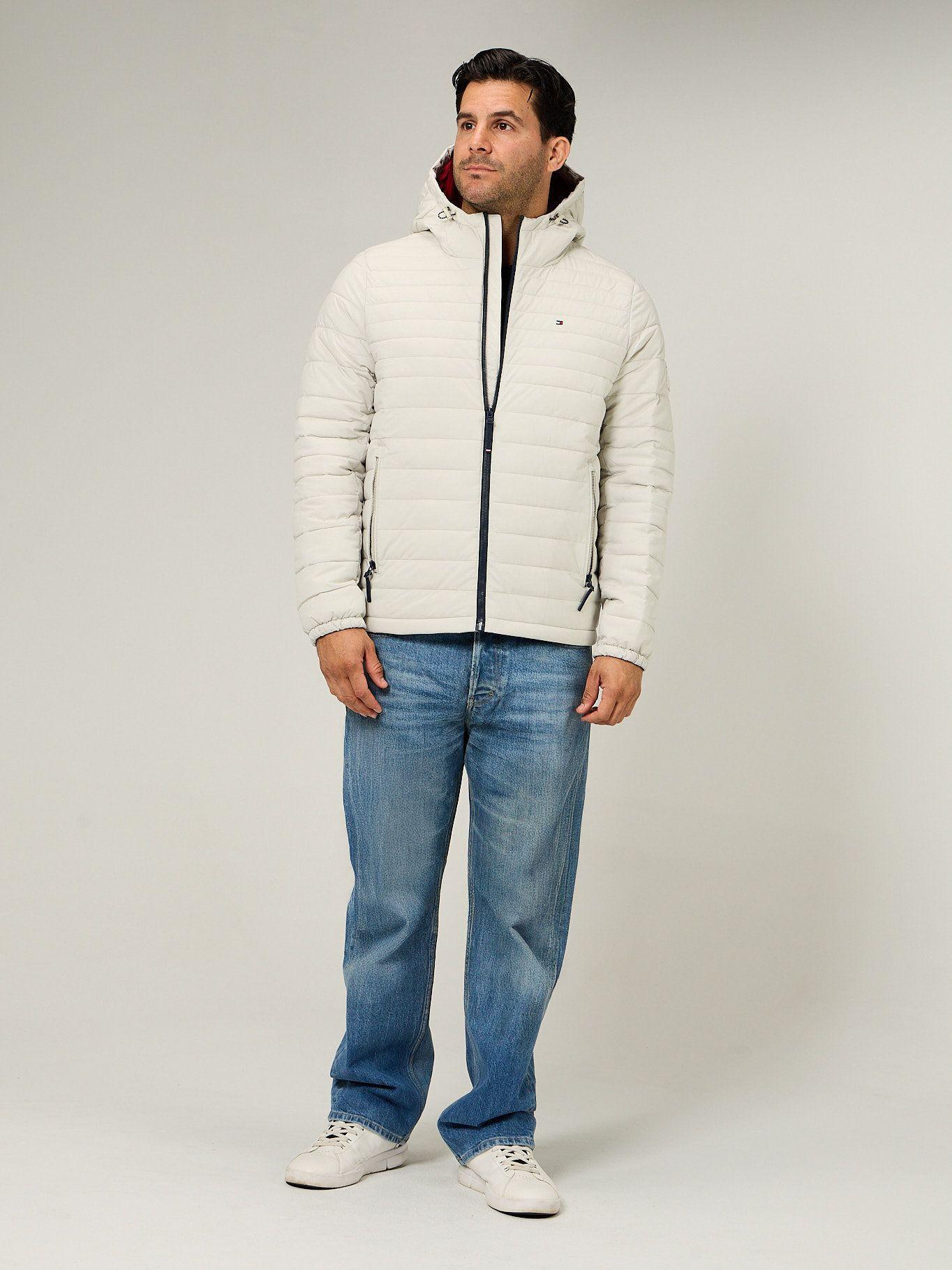 Parka Hoodie Solid Con Cierre Blanco Tommy Hilfiger-1