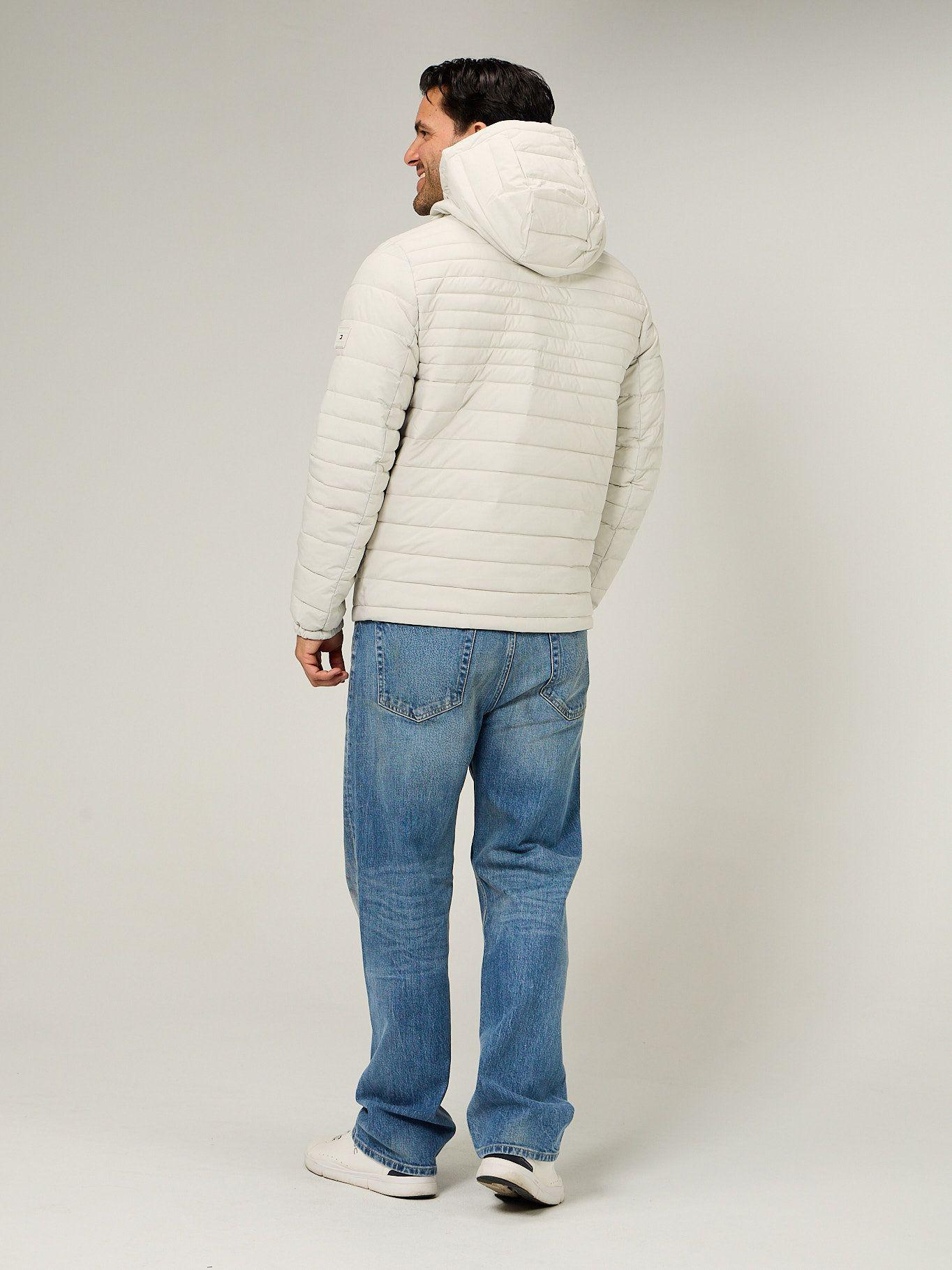 Parka Hoodie Solid Con Cierre Blanco Tommy Hilfiger-2