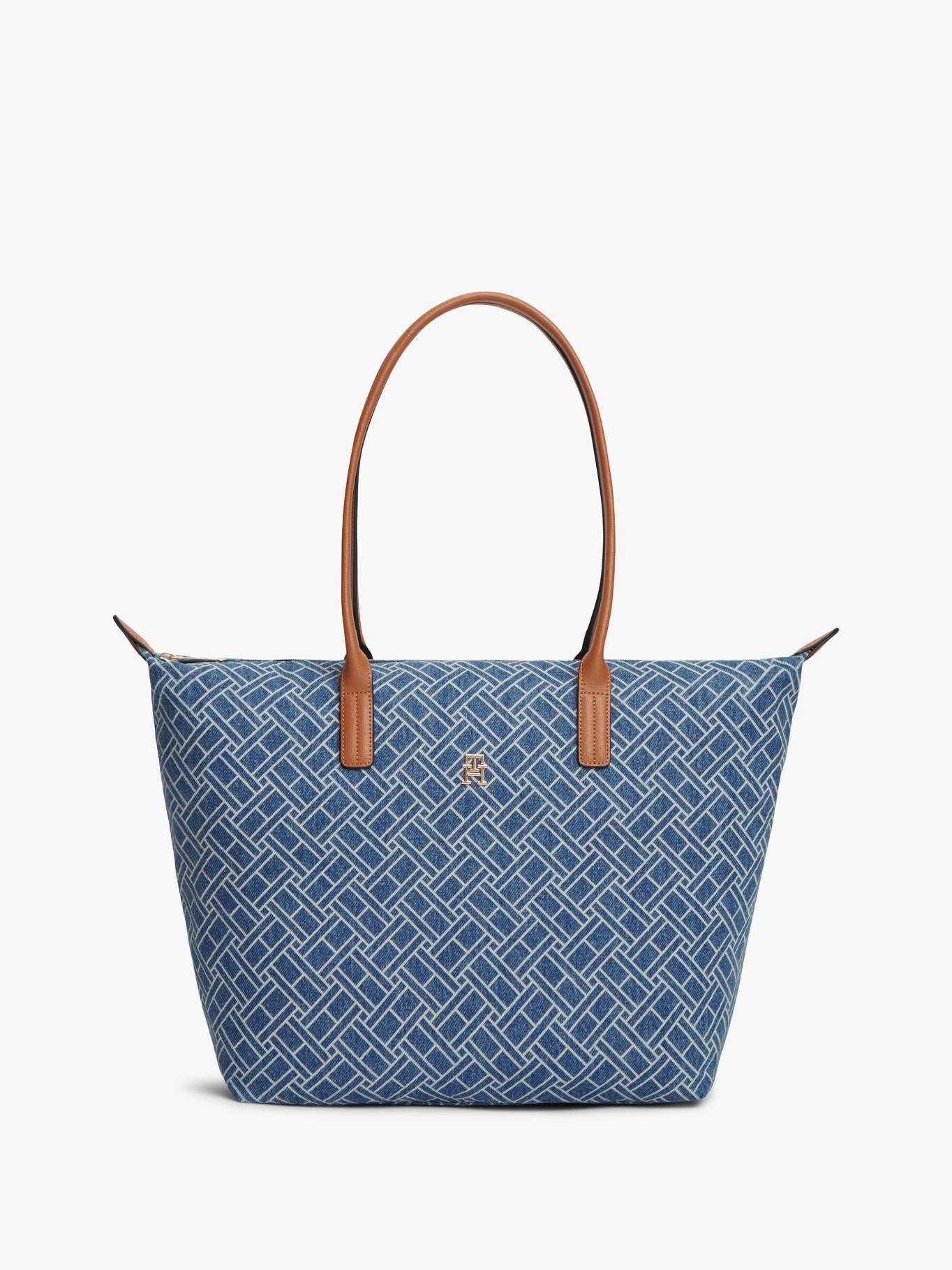 Tote Denim Con Logo-0