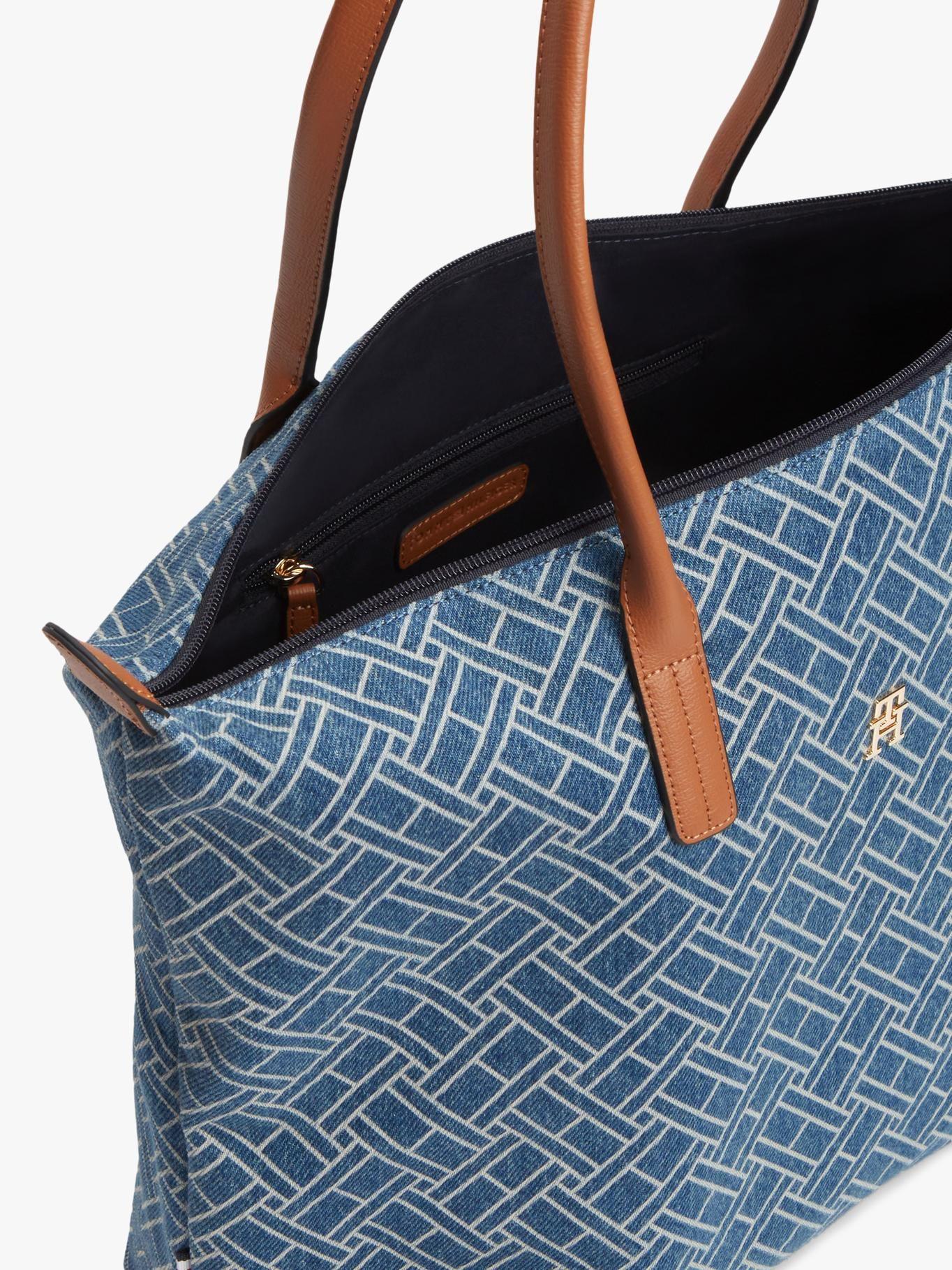 Tote Denim Con Logo-4