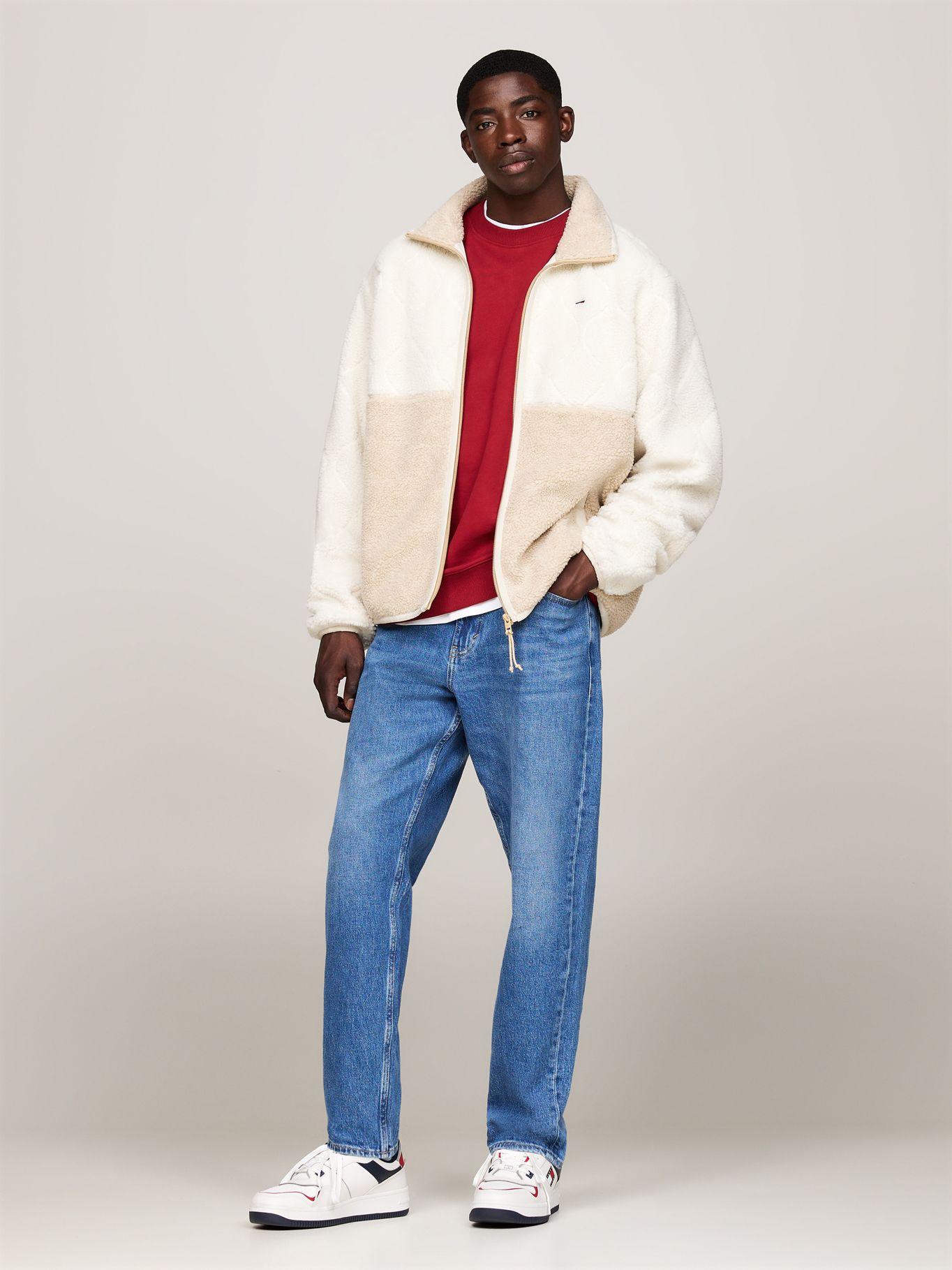 Chaqueta Teddy Essential Con Logo Beige Tommy Hilfiger-1