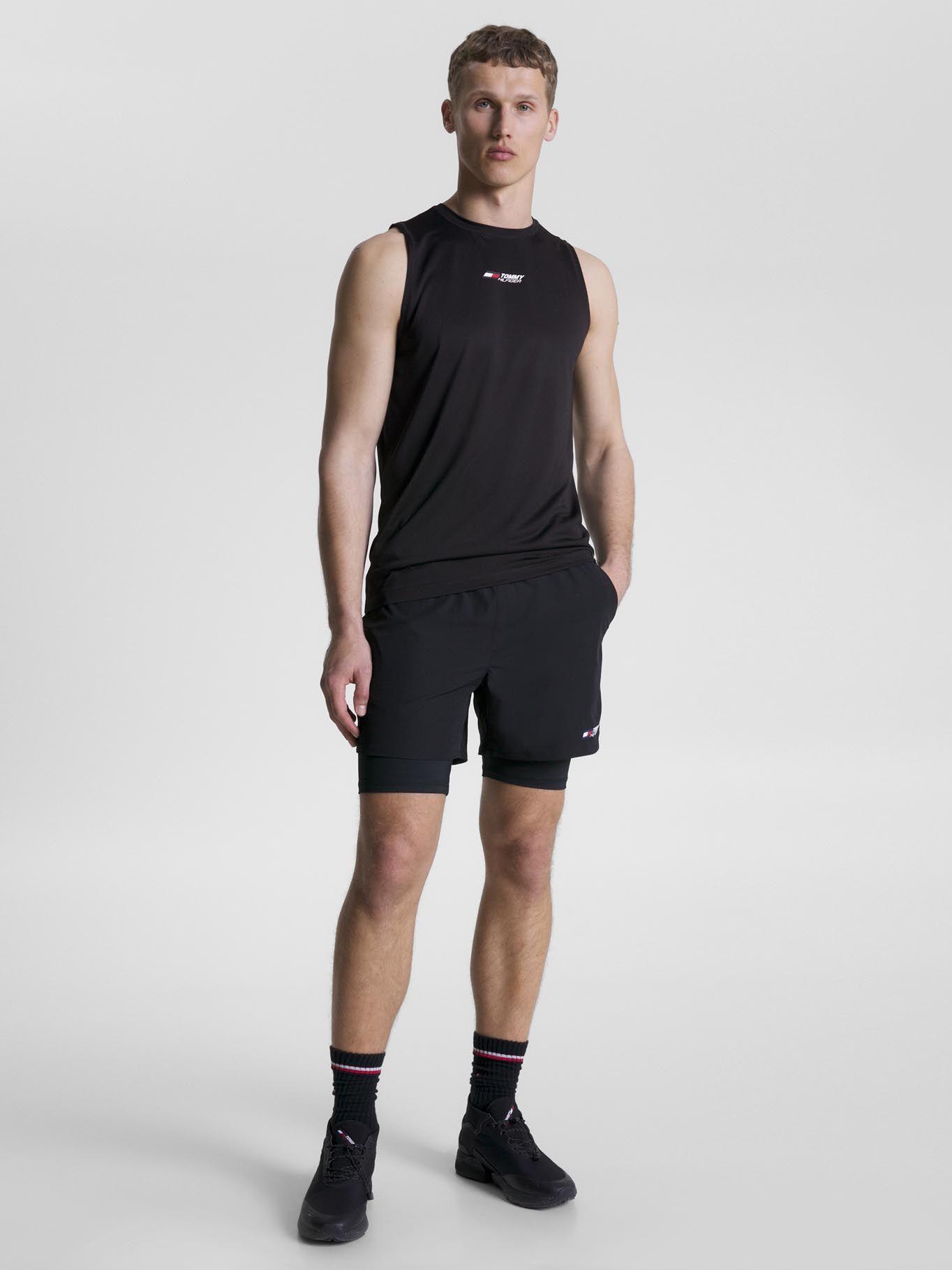 Polera Sport Essential Training Negro Tommy Hilfiger-1