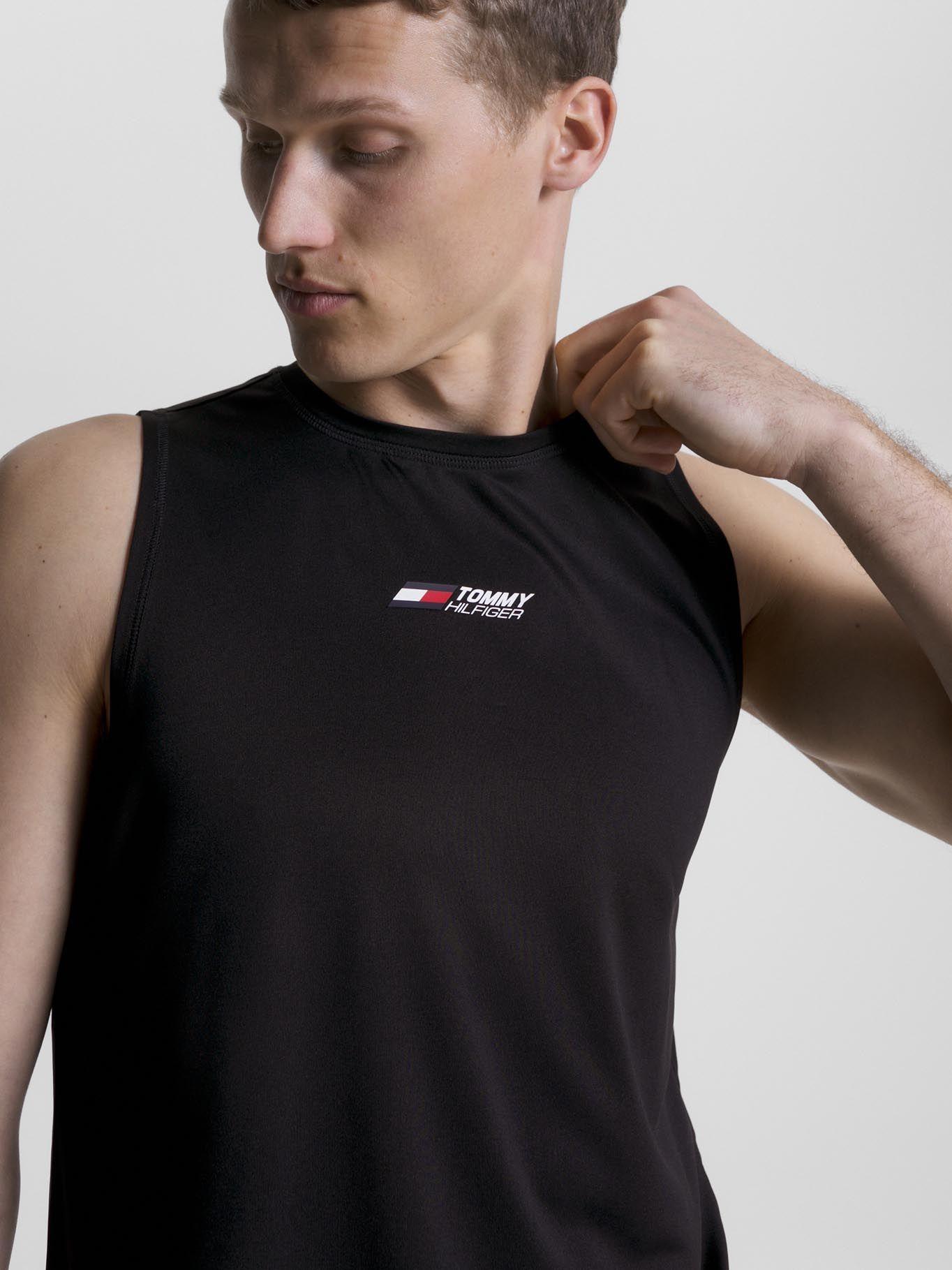 Polera Sport Essential Training Negro Tommy Hilfiger-3