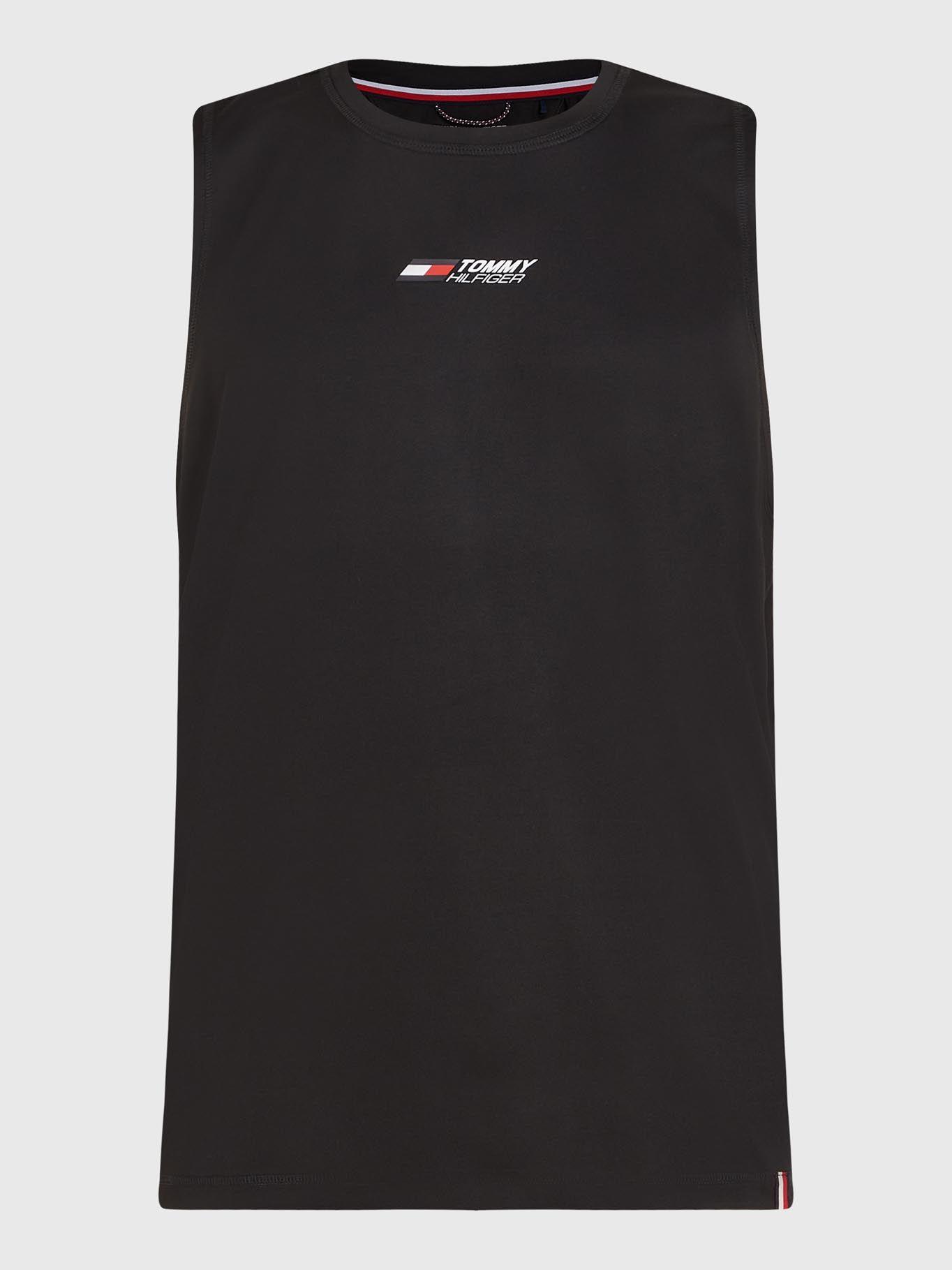 Polera Sport Essential Training Negro Tommy Hilfiger-4