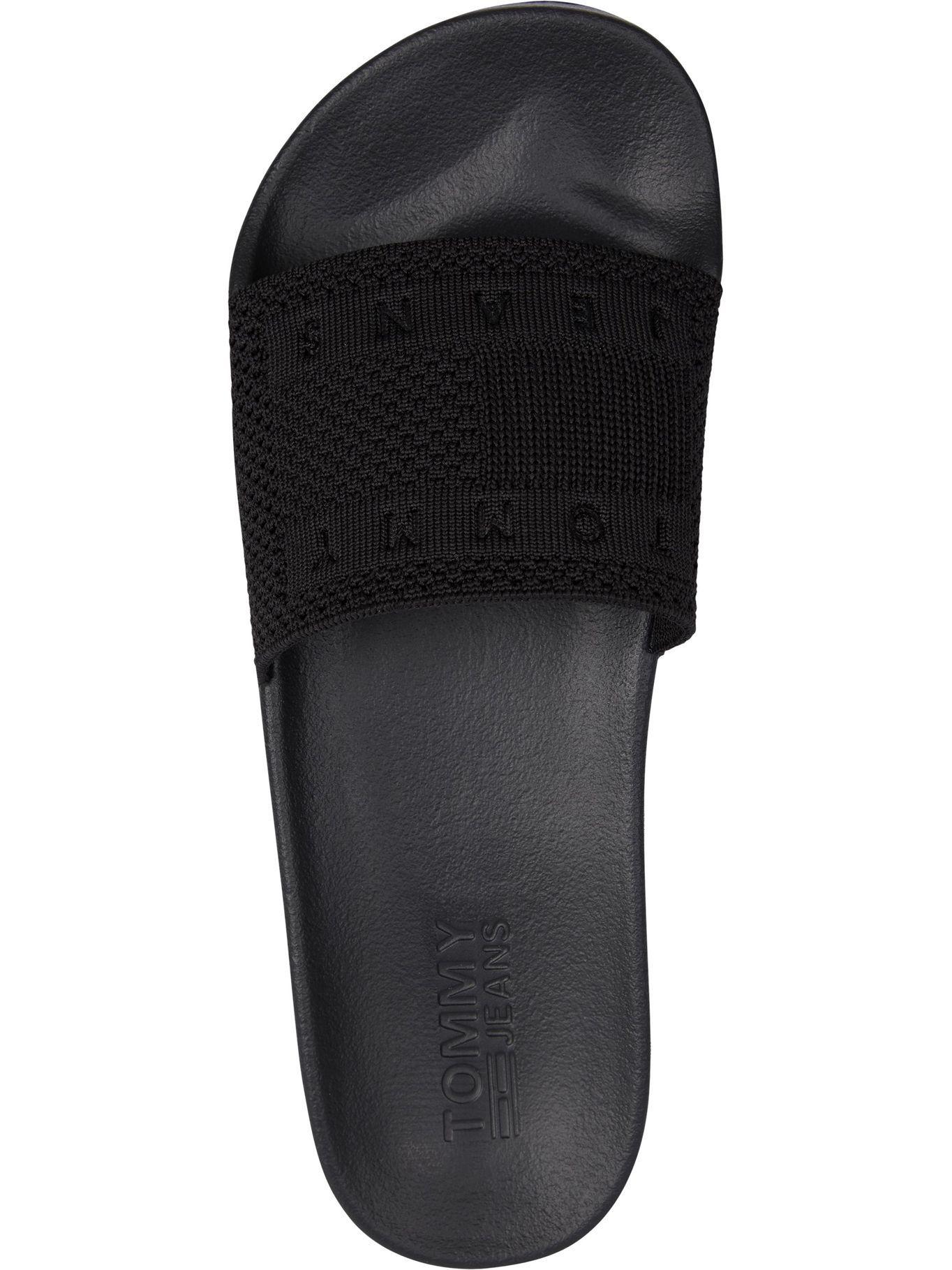 Sandalias De Punto Con Logo Negro Tommy jeans-1