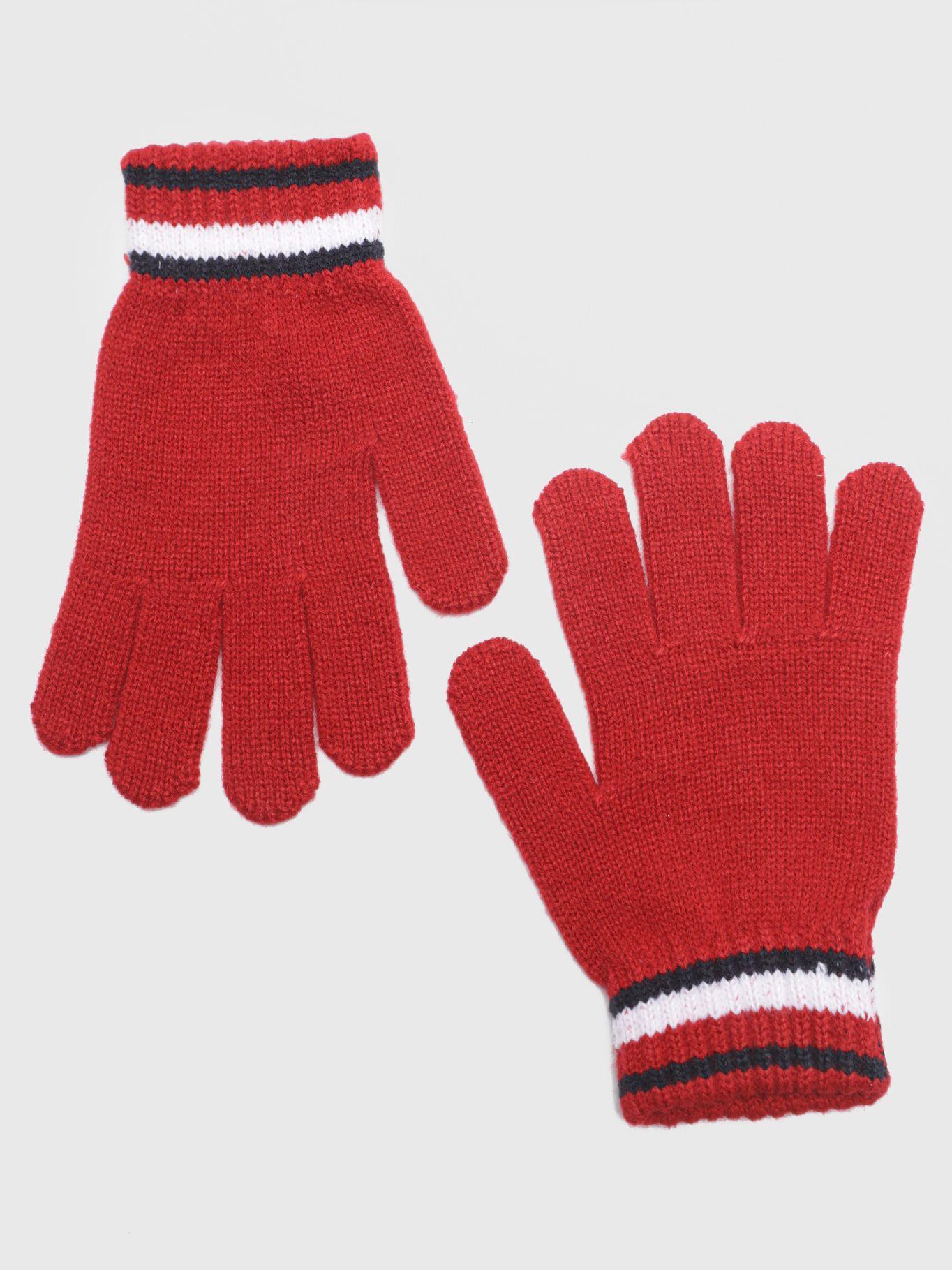 Set De Gorro Y Guantes Stripe Rojo Tommy Hilfiger-3