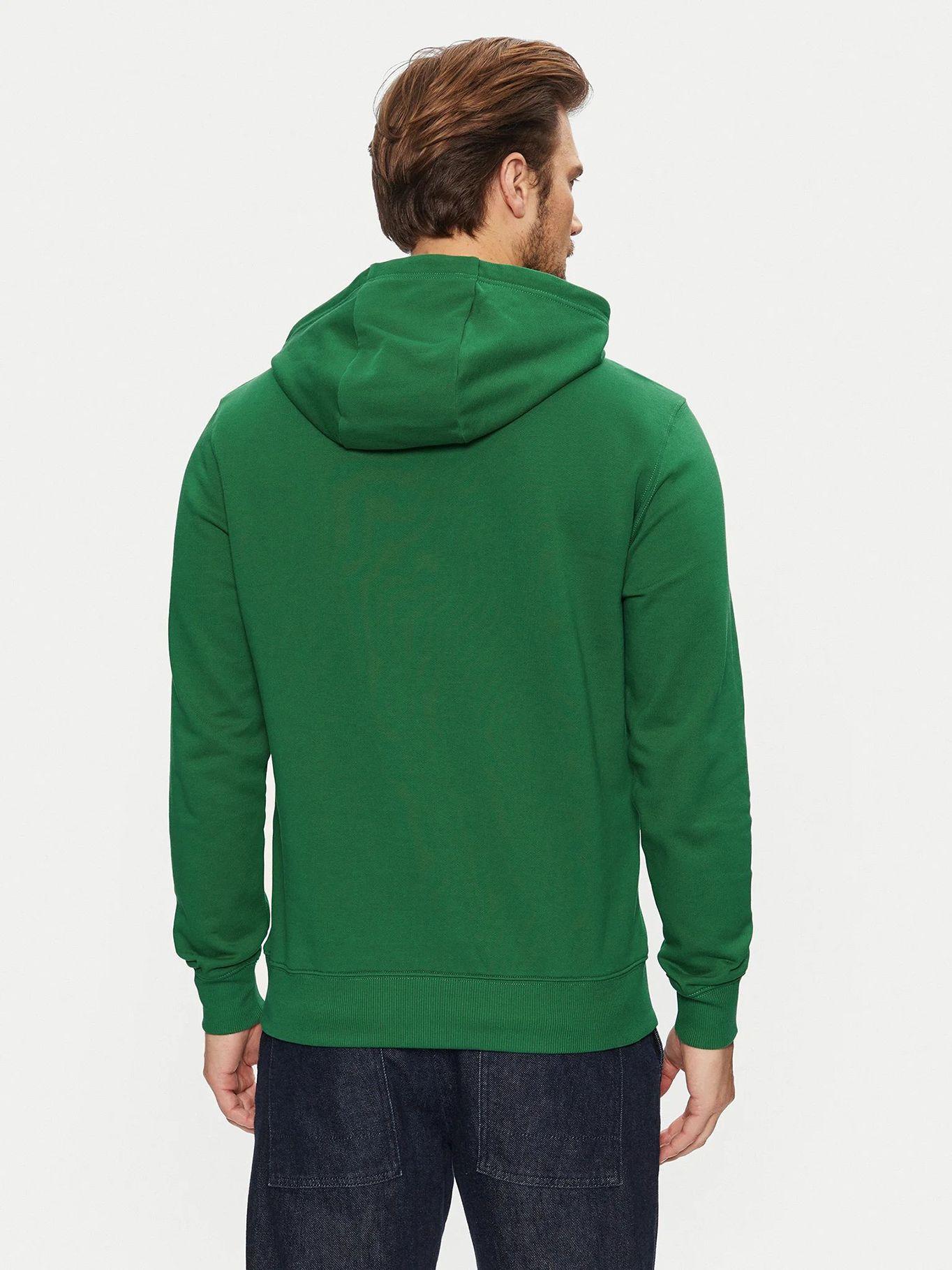 Polerón Hoodie Logo Bordado L4F Verde Tommy Hilfiger-2