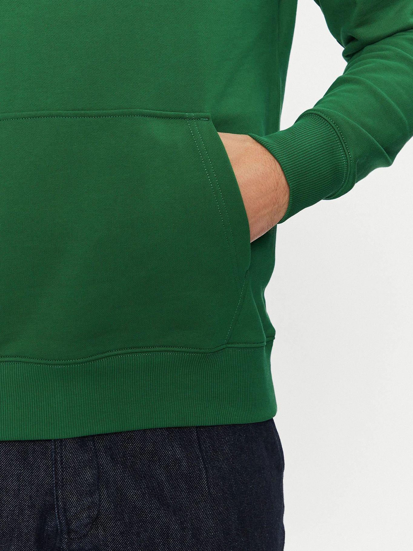 Polerón Hoodie Logo Bordado L4F Verde Tommy Hilfiger-4