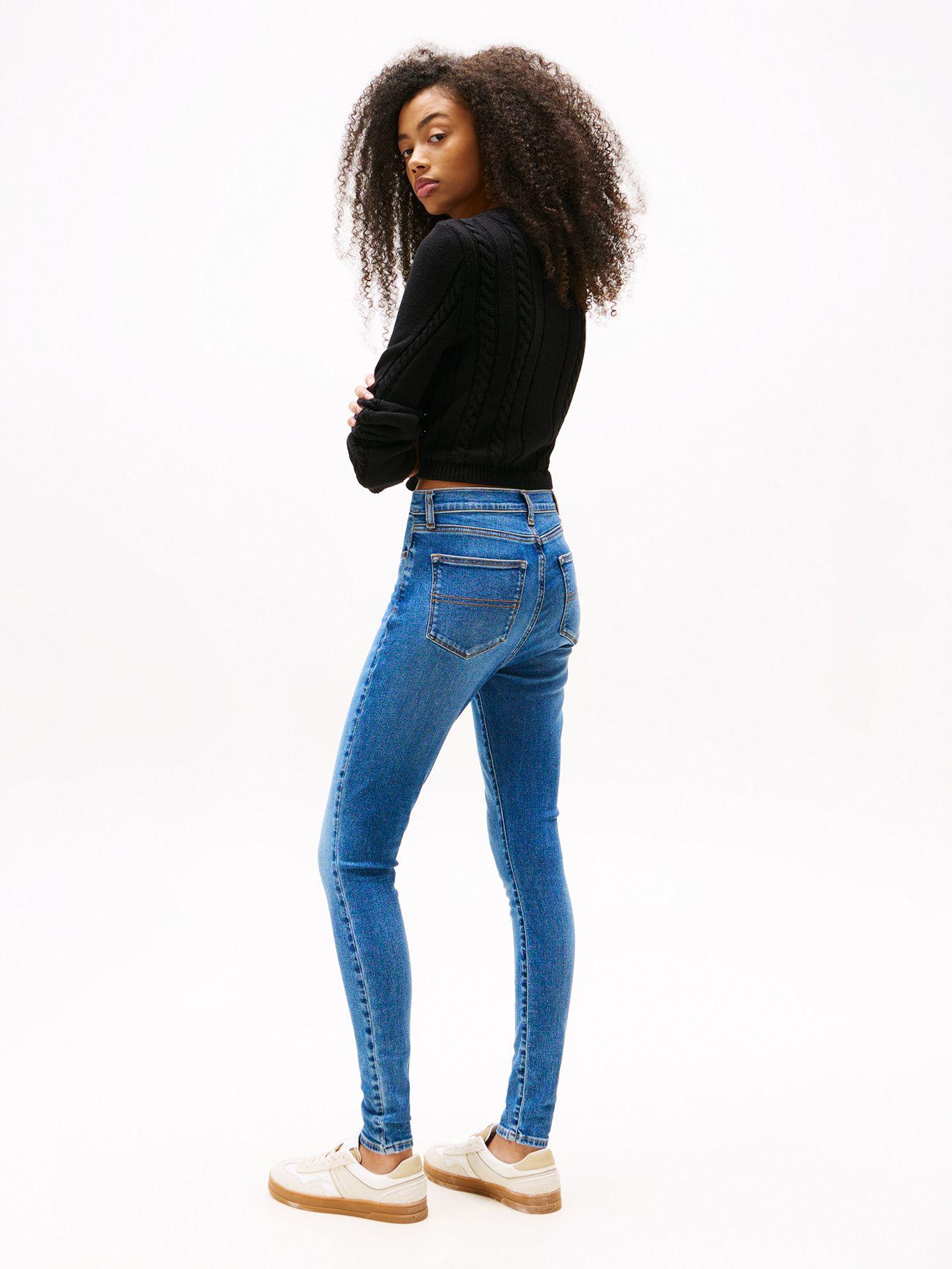 Jeans Sylvia Skinny De Talle Alto Azul Tommy Jeans-2
