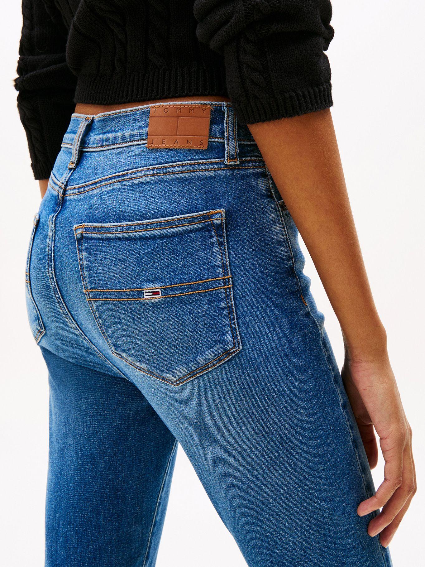 Jeans Sylvia Skinny De Talle Alto Azul Tommy Jeans-3