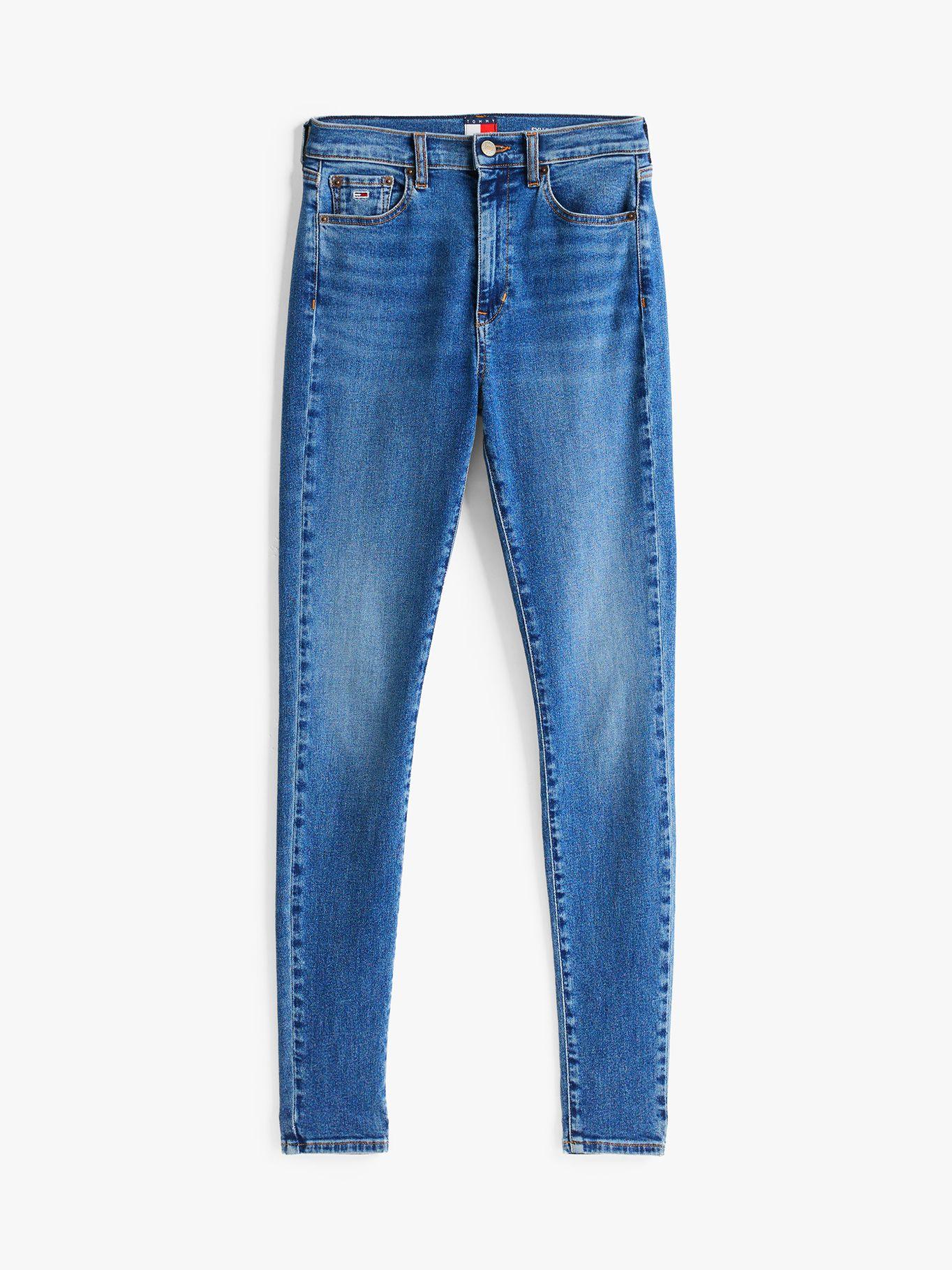 Jeans Sylvia Skinny De Talle Alto Azul Tommy Jeans-4