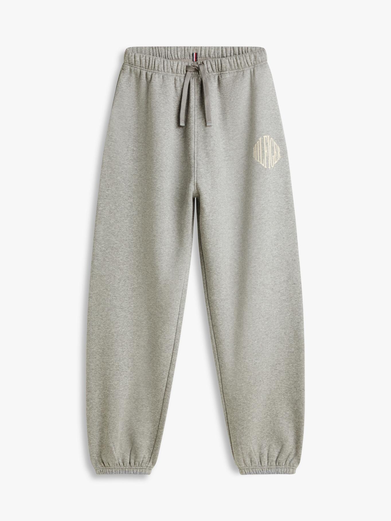 Joggers Varsity Con Logo Gráfico Tommy Hilfiger Gris-4