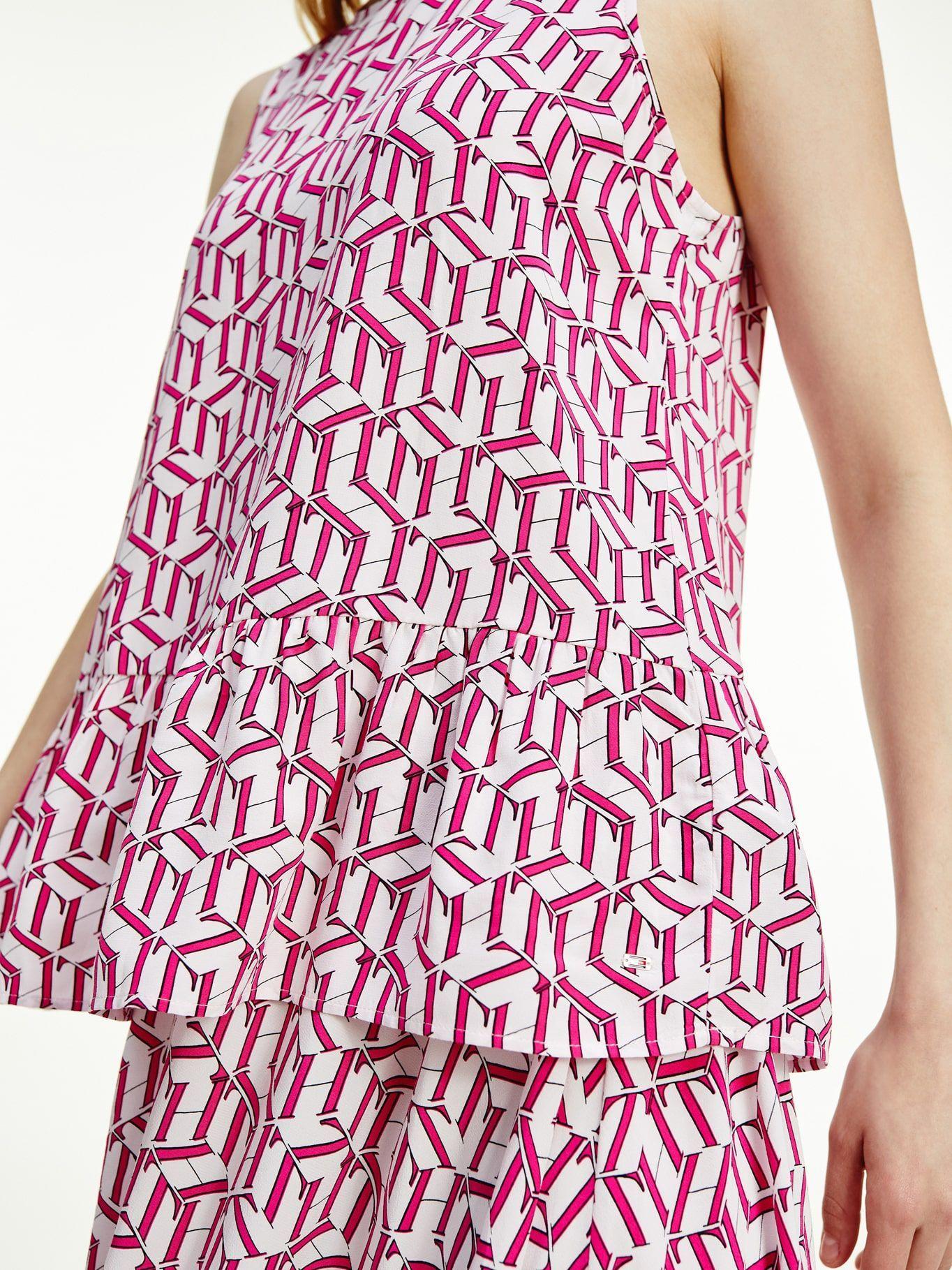 Camisa Peplum Rosado Tommy Hilfiger A2-2