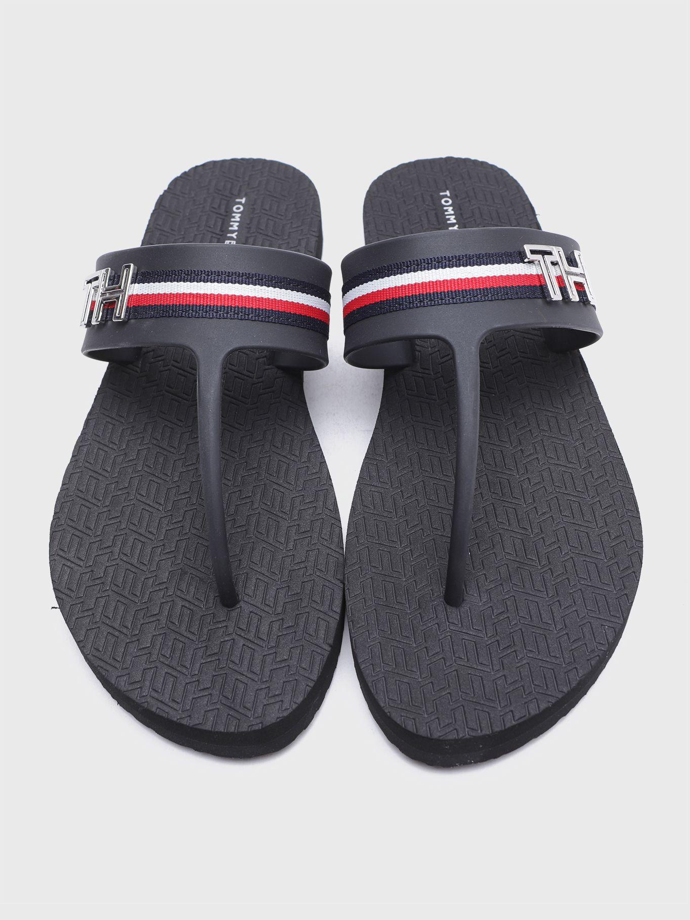 Sandalias De Playa Con Logo  Azul Tommy Hilfiger-3
