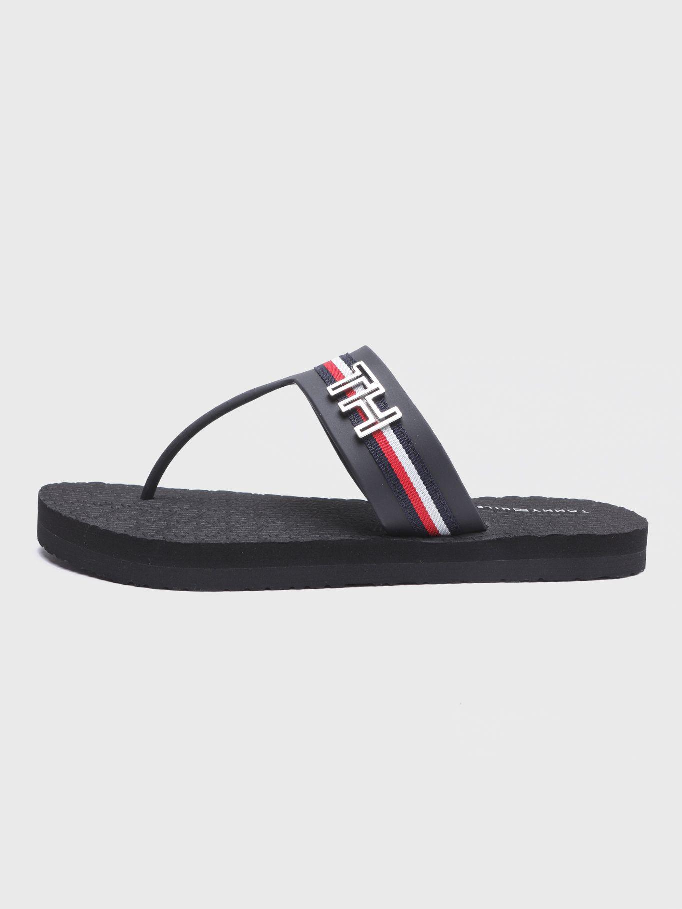 Sandalias De Playa Con Logo  Azul Tommy Hilfiger-4