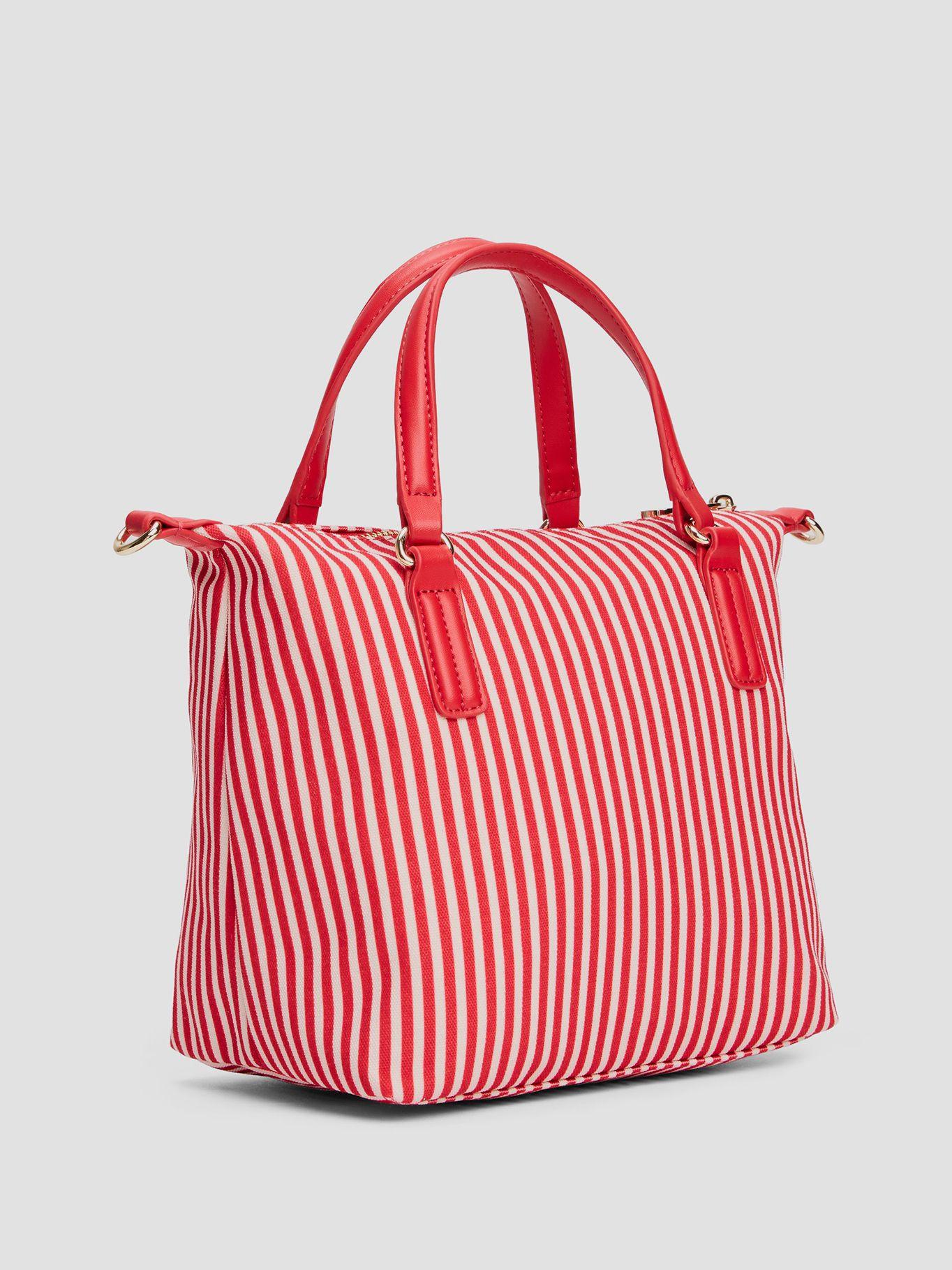 Cartera Mini Tote Poppy Summer Rojo Tommy Hilfiger-4