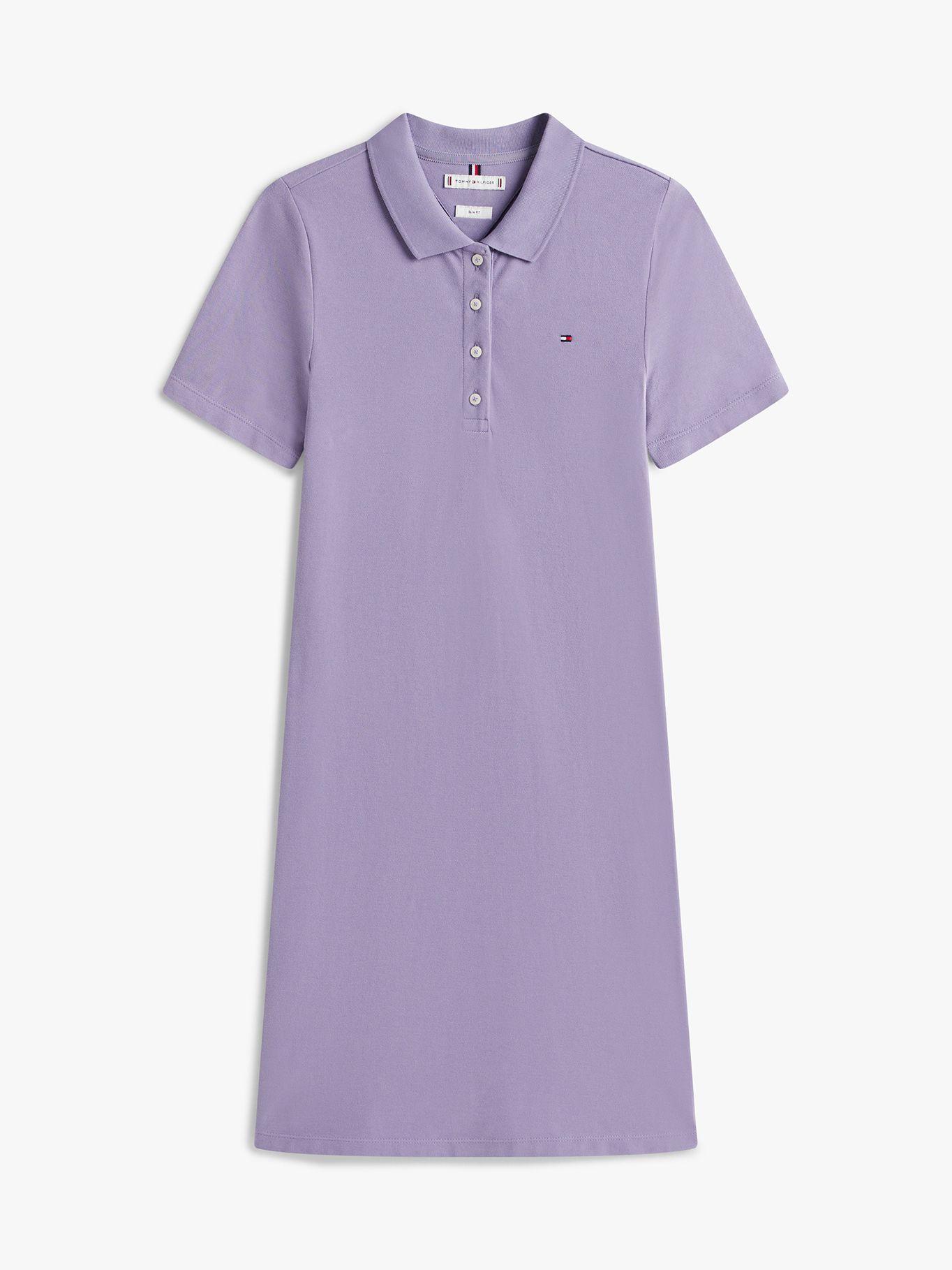 Vestido Polo 1985 De Corte Slim Lila Tommy Hilfiger-4