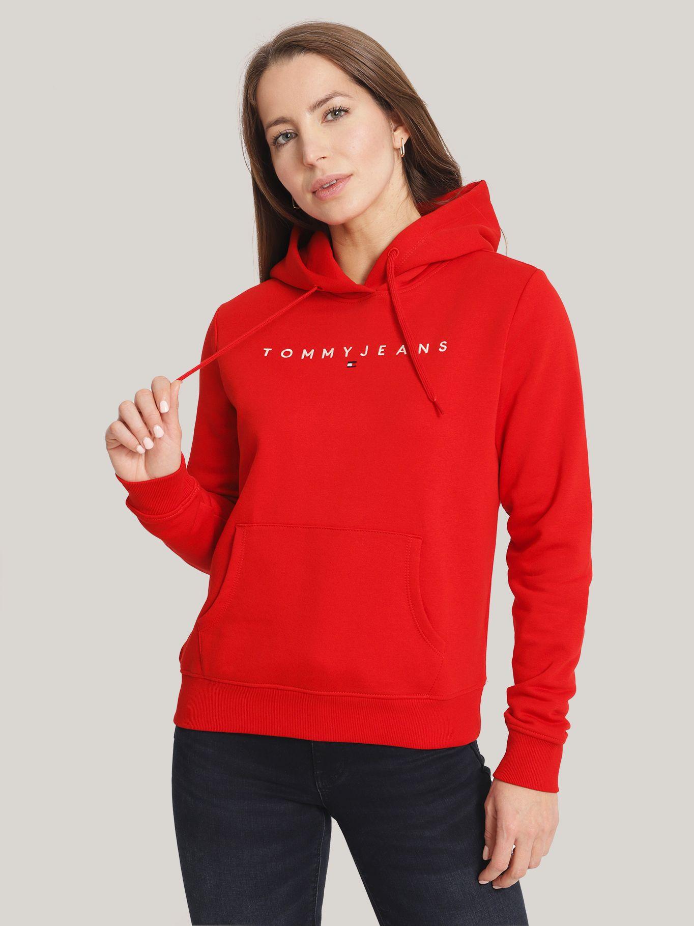 Polerón Hoodie Logo Monotype Rojo Tommy Jeans-0
