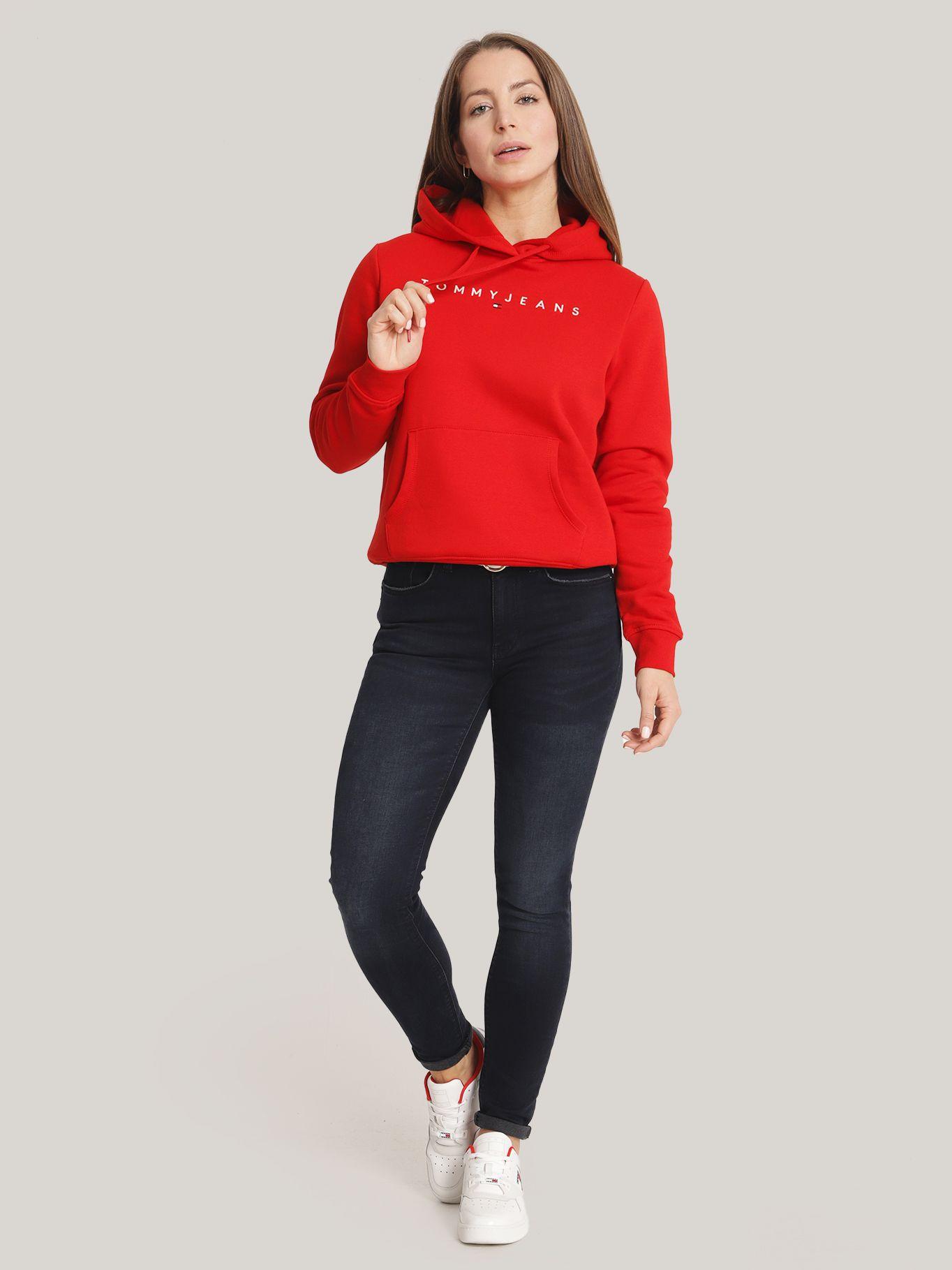 Polerón Hoodie Logo Monotype Rojo Tommy Jeans-1