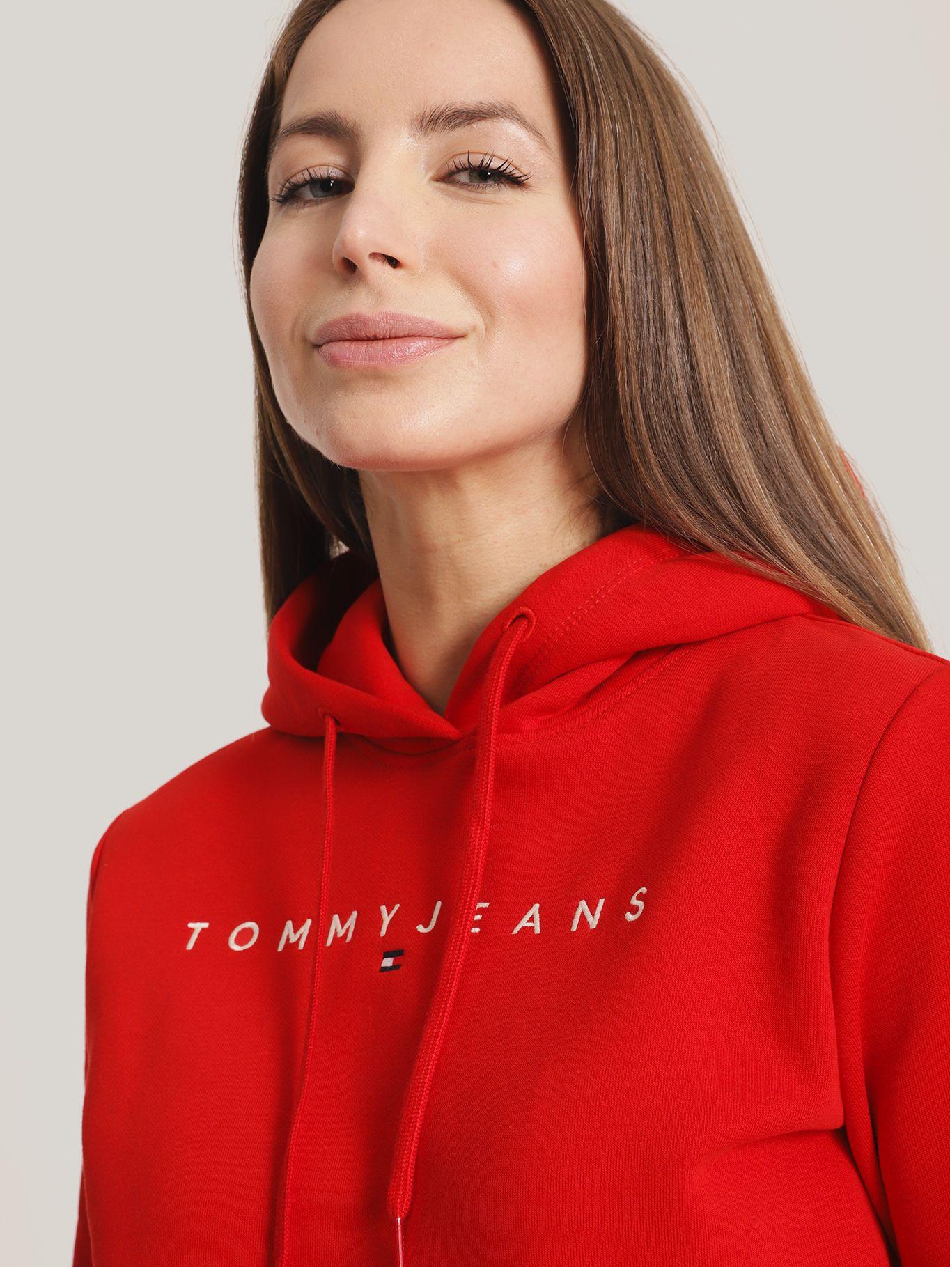Polerón Hoodie Logo Monotype Rojo Tommy Jeans-3