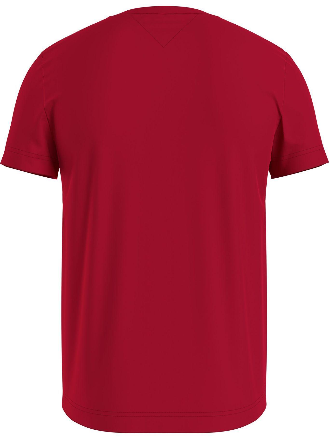 Polera Box Logo Organic Cotton Rojo Tommy Hilfiger-1
