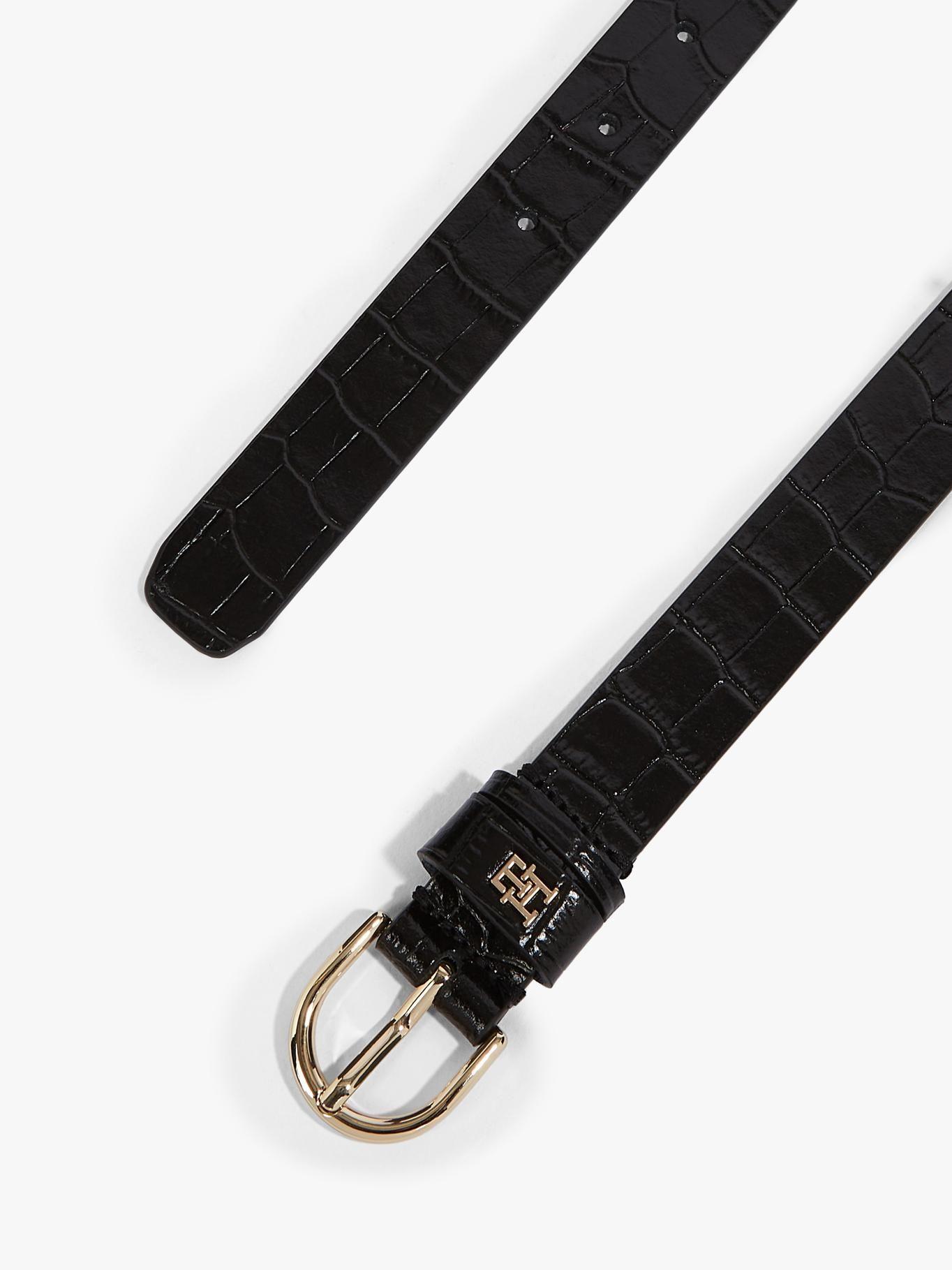 Cinturón Essential De Cuero Negro Tommy Hilfiger-2